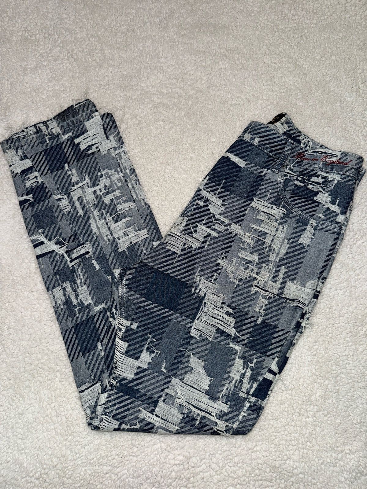 Vivienne Westwood Vivienne Westwood Asymmetrical Crash Denim Size US 33 - 9 Thumbnail