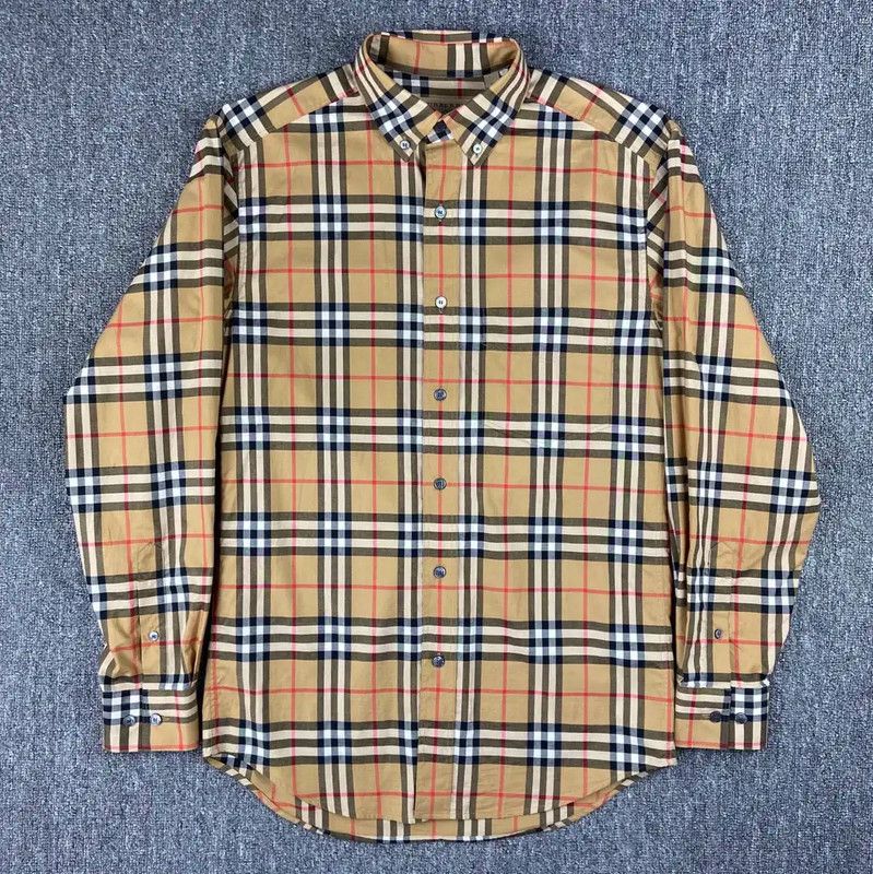Burberry Burberry Khaki Cotton Women's Shirt Size XS / US 0-2 / IT 36-38 - 1 Thumbnail