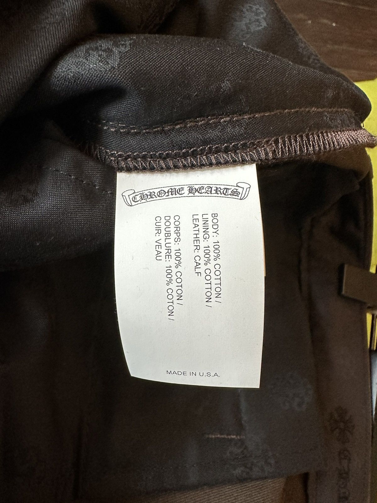 Chrome Hearts Chrome Hearts Brown Chinos Size US 34 / EU 50 - 7 Thumbnail
