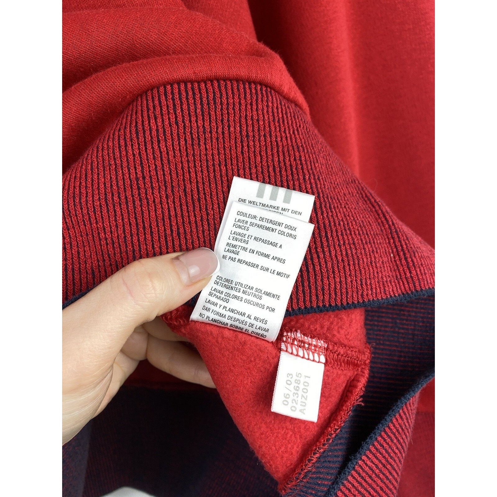 Adidas Adidas vintage big logo sweatshirt pullover size Xs / S Size US XS / EU 42 / 0 - 20 Thumbnail