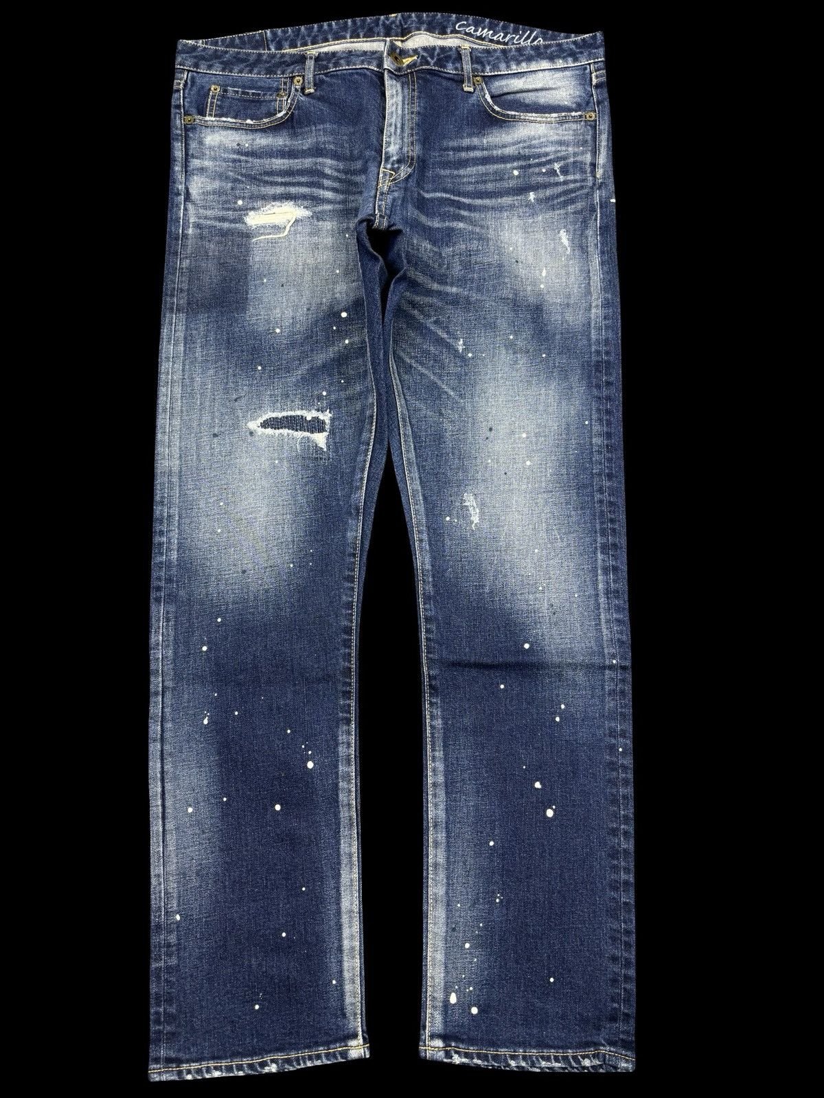 Japan Blue JAPAN BLUE Camarillo Distressed Painter Skinny Denim F877 Size US 36 / EU 52 - 1 Thumbnail