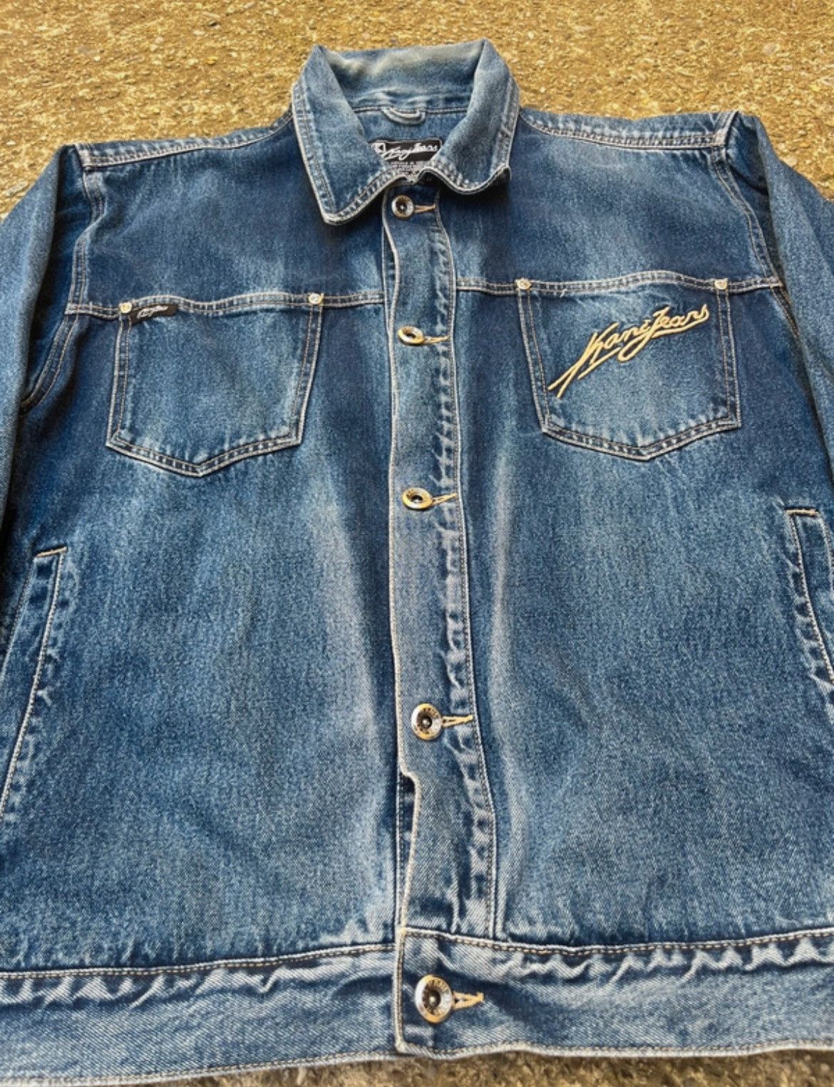 Karl Kani Karl Kani Jeans Beautiful Faded Vintage 90's Denim Jacket Size US L / EU 52-54 / 3 - 3 Thumbnail
