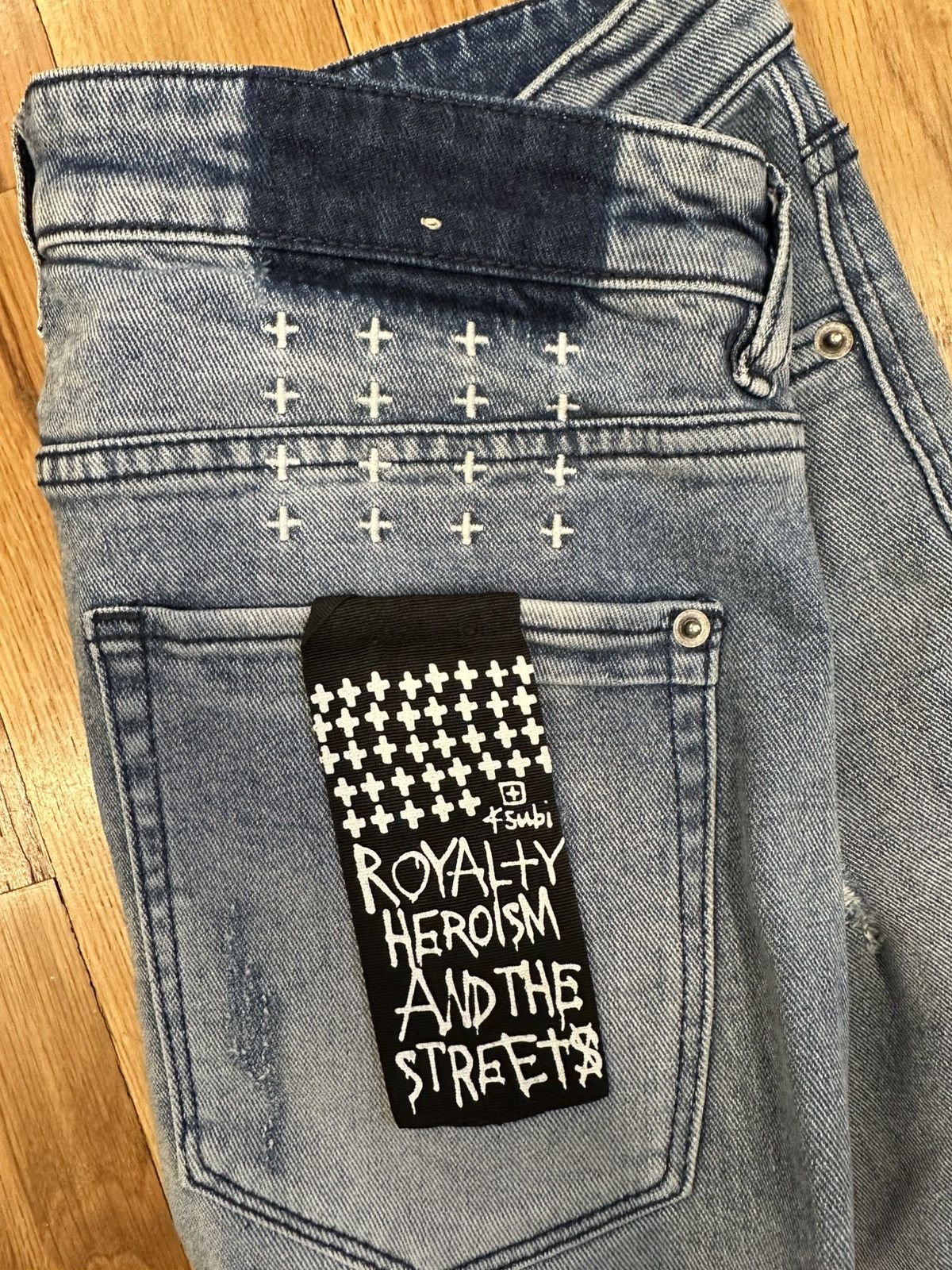 Ksubi Ksubi Distressed Blue Denim Jeans Size 32 Size US 32 / EU 48 - 4 Thumbnail