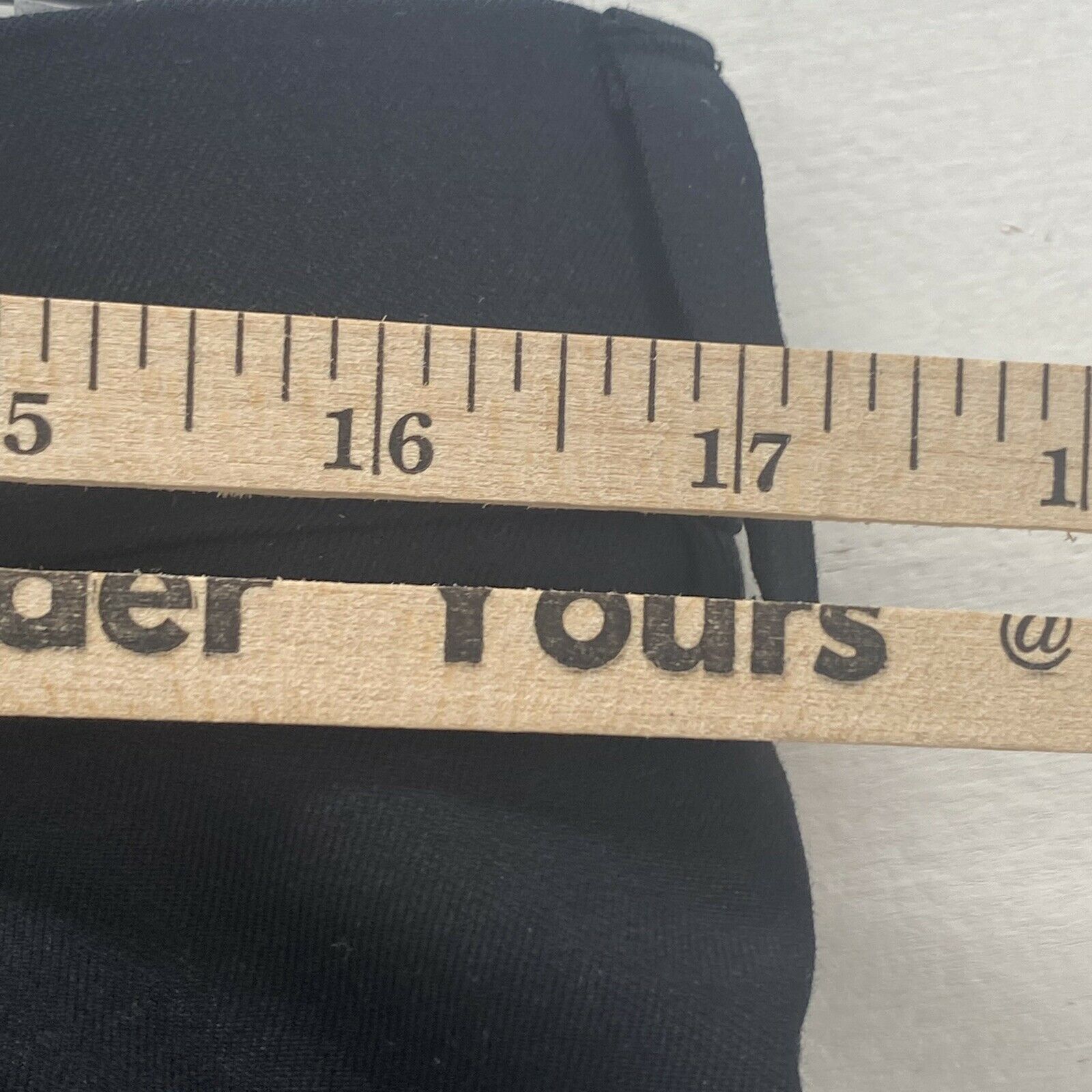 Apt. 9 Apt 9 Mens Dress Pants 36x32 Black Straight Leg Polyester Size US 36 / EU 52 - 7 Thumbnail