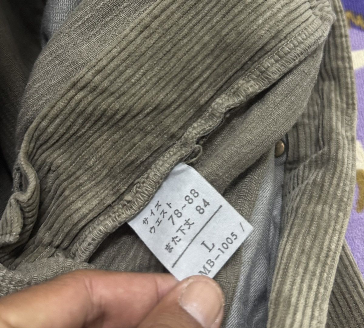Marithe + Francois Girbaud Vintage MARITHE FRANCOIS GIRBAUD MFG Conduroy Pant Size US 32 / EU 48 - 8 Thumbnail