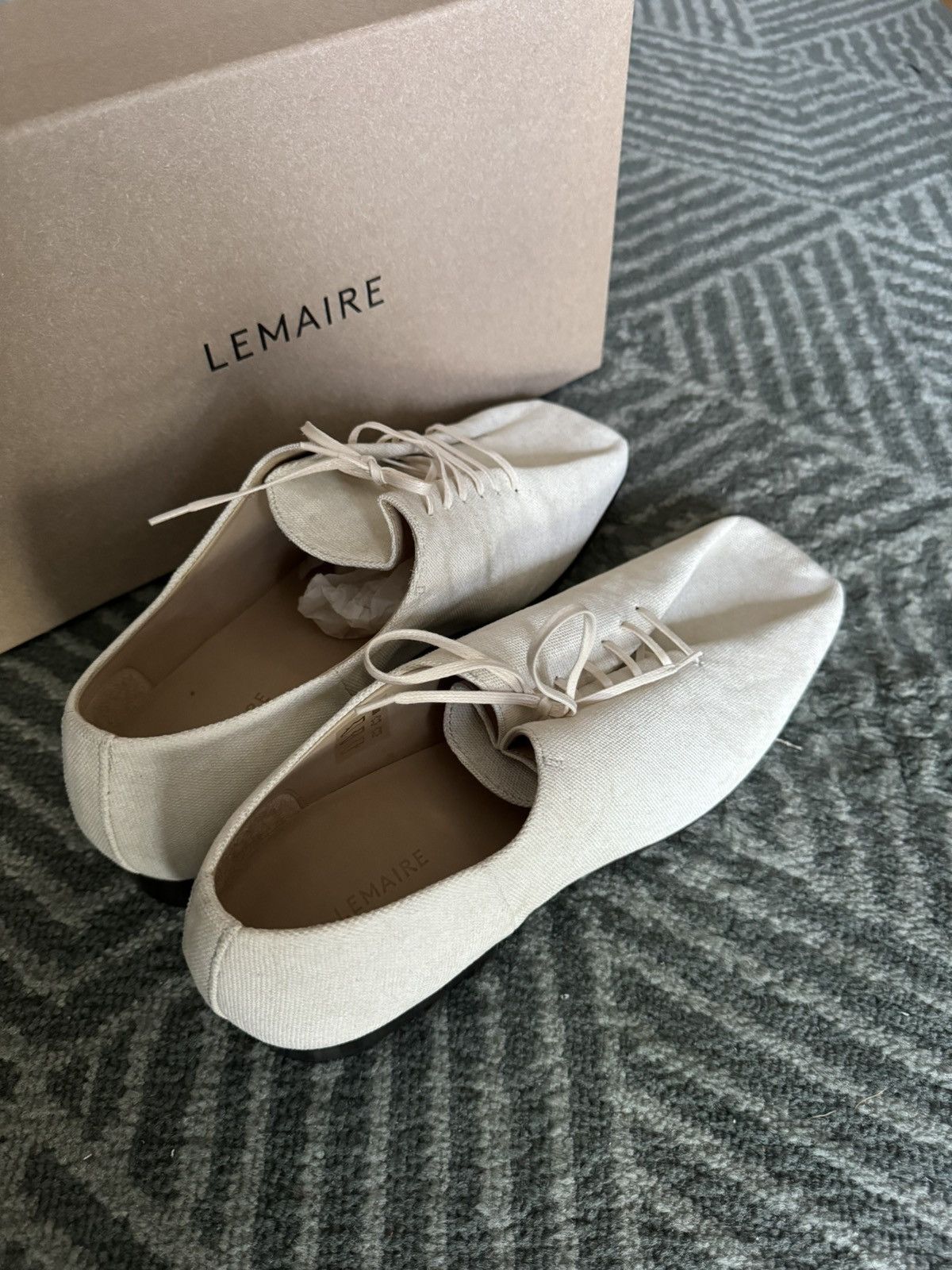 Lemaire Lemaire SOURIS CLASSIC DERBIES DIRTY WHITE EU42 US 9 Size US 9 / EU 42 - 10 Thumbnail