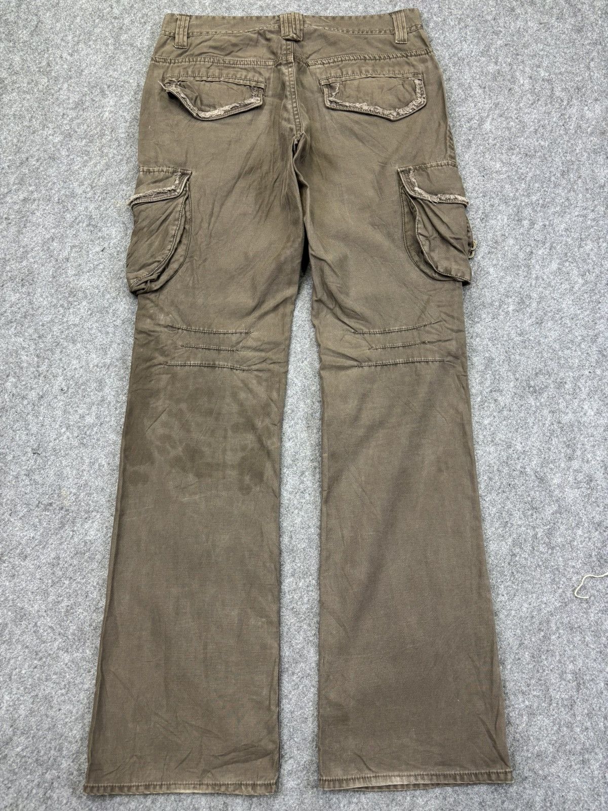 Japanese Brand 💥Flare Cargo💥Oil Cake Hybrid Cargo Pant F900 Size US 31 - 14 Thumbnail