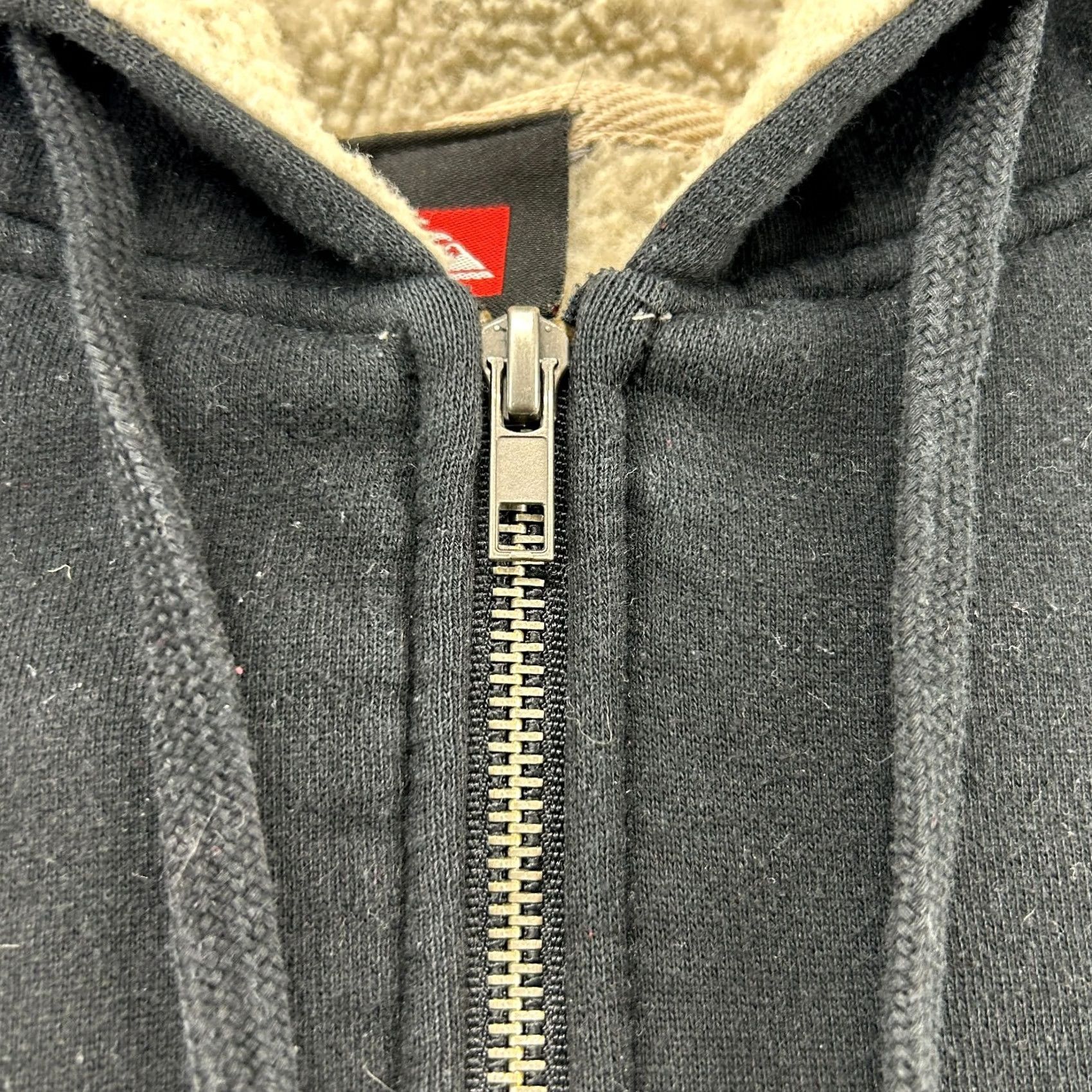 Quiksilver VINTAGE Quicksilver Hoodie Mens L Black Full Zip Sherpa Lined Park City Utah Y2K Size US L / EU 52-54 / 3 - 4 Thumbnail