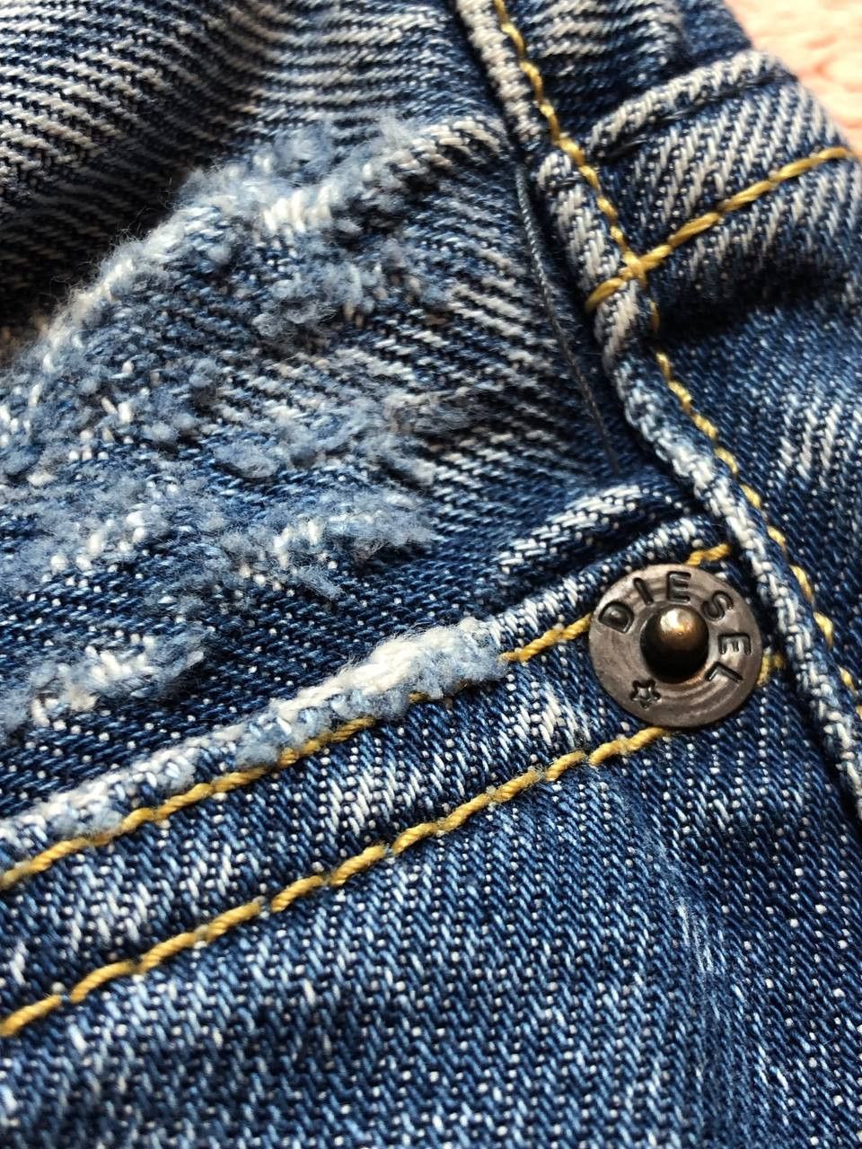 Diesel Vintage denim shorts Diesel BEBEL crazy Y2K streetwear Size 28" / US 6 / IT 42 - 8 Thumbnail