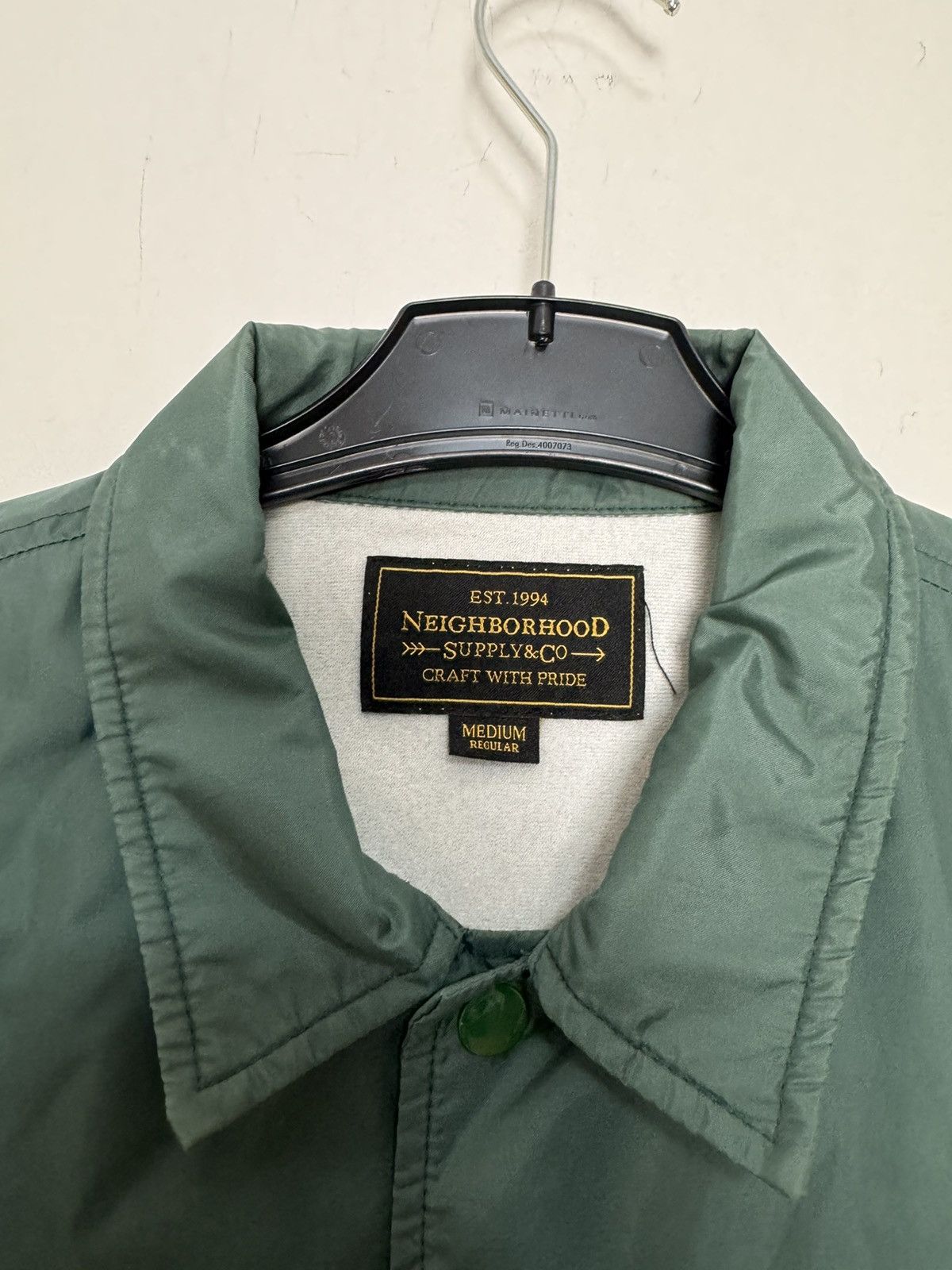 Neighborhood NEIGHBORHOOD Japan Workwear Coach Jacket OG NBHD Green Size US M / EU 48-50 / 2 - 4 Thumbnail
