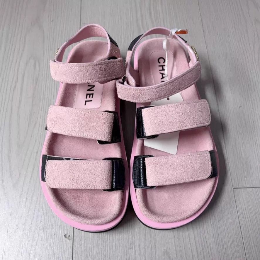 Chanel Chanel Beach Sandals EU 37 Size US 6.5 / IT 36.5 - 3 Thumbnail