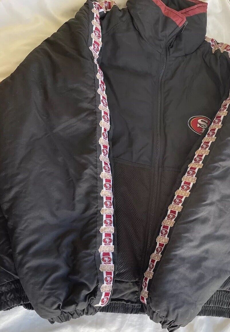 NFL × Vintage Vintage San Francisco 49ers Men’s Game Day Jacket Black Size US XL / EU 56 / 4 - 13 Thumbnail