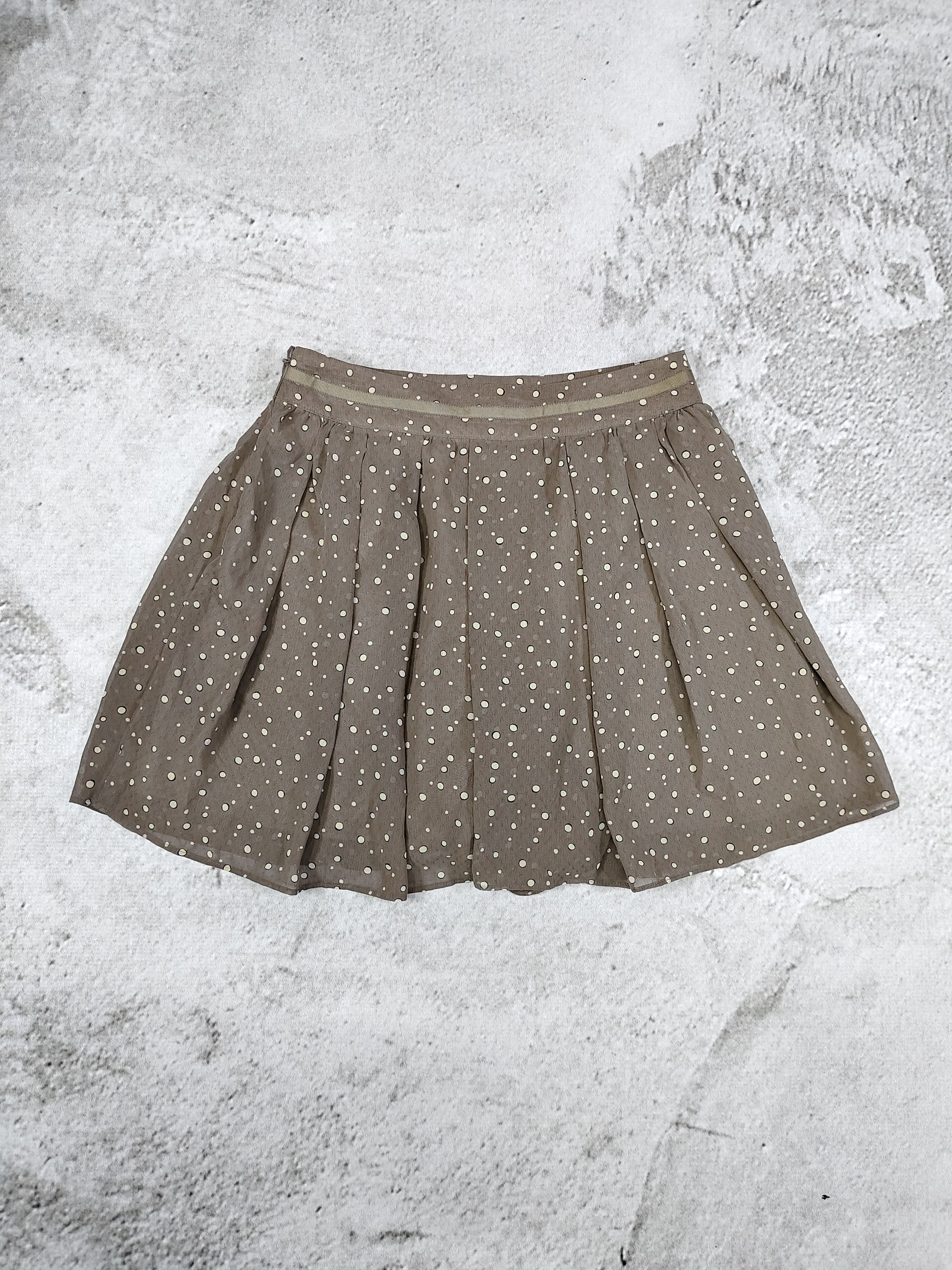 Issey Miyake 00s Any SiS by Kumikyoku- Coquette Polka Dot Pleated Skort Size 28" / US 6 / IT 42 - 5 Thumbnail