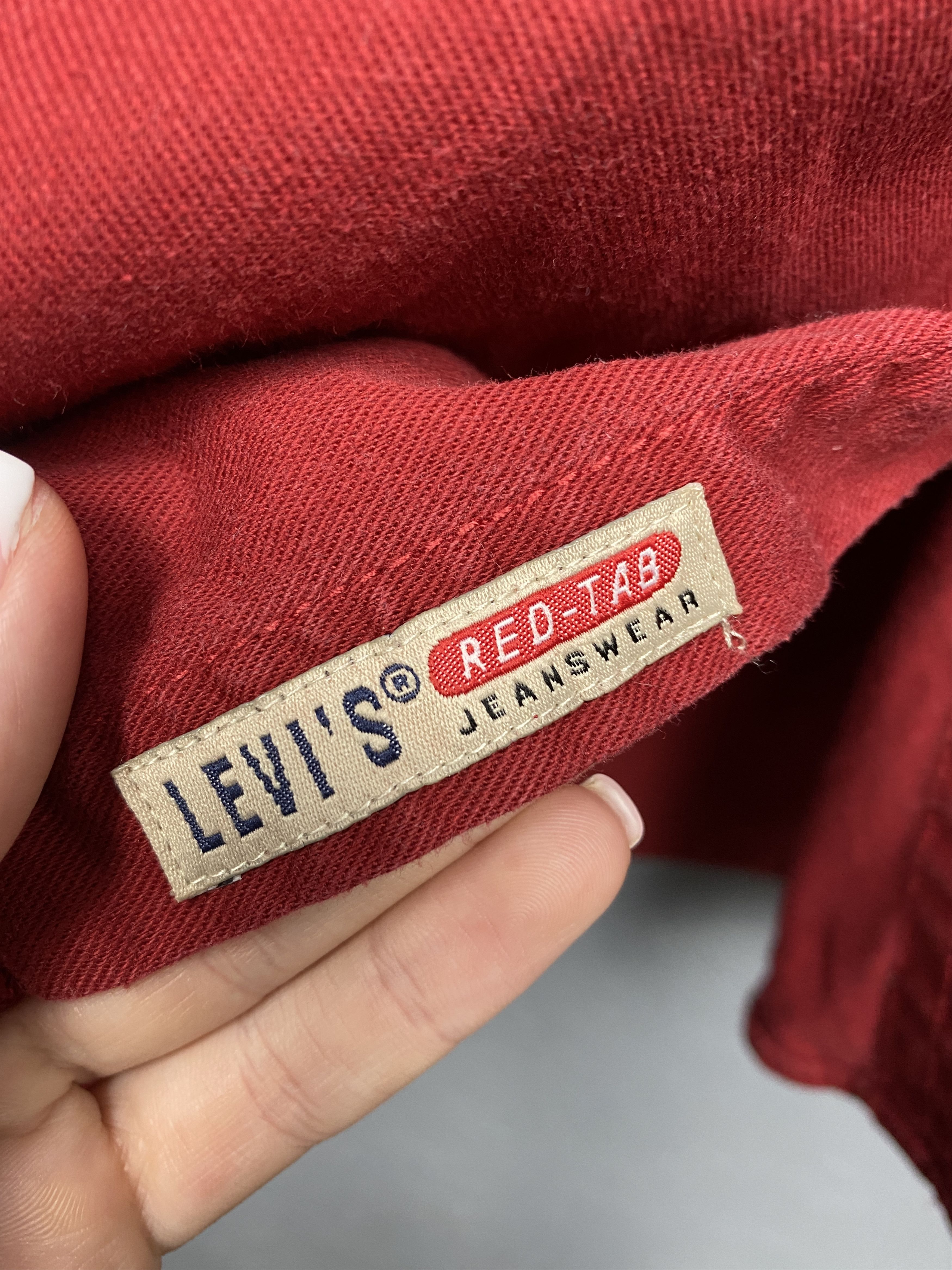 Levi's Levi's 90s Vintage Mens Red Tab Denim Shirt Size US L / EU 52-54 / 3 - 6 Thumbnail