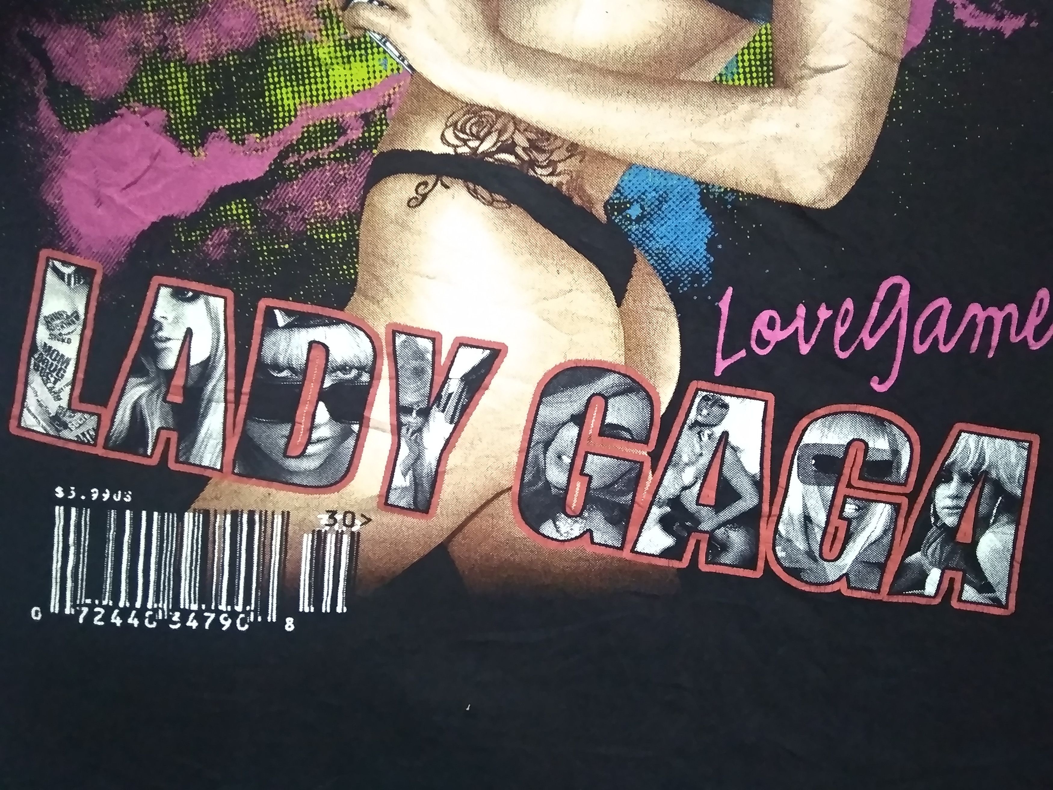 Band Tees Rare Lady Gaga rap tees Britney spears Pink Gwen Stefani Size US L / EU 52-54 / 3 - 5 Thumbnail