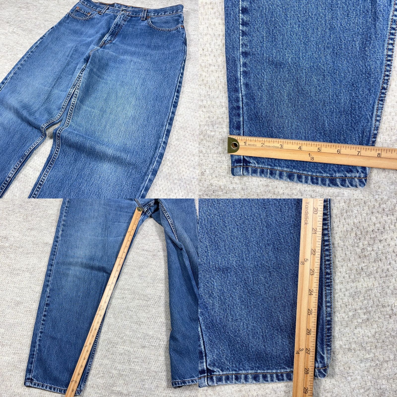 Levi's VINTAGE Levi's Jeans Women 14 32x29 560 Straight Leg Baggy Relaxed Blue Denim 80s 90s USA Mens? Size 36" / US 14 / IT 50 - 8 Thumbnail