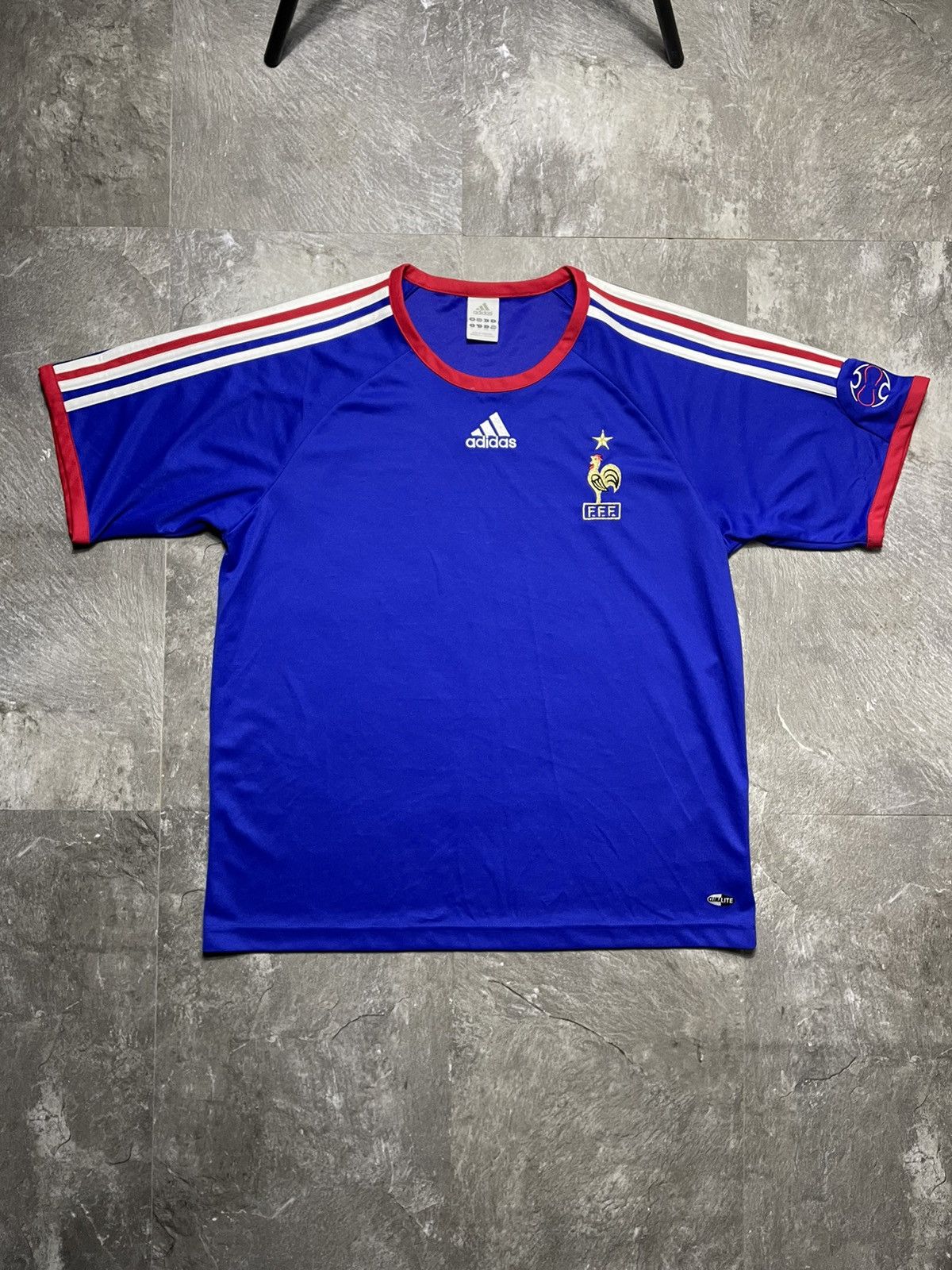 Adidas Vintage France Home 2005 Soccer Jersey rare Size L Size US L / EU 52-54 / 3 - 1 Thumbnail