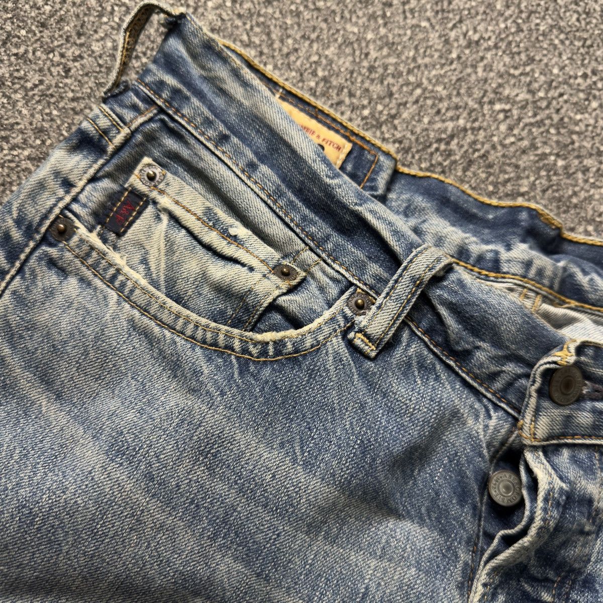 Abercrombie & Fitch 90s Flared Sick AF Boot Denim Size US 32 / EU 48 - 10 Thumbnail