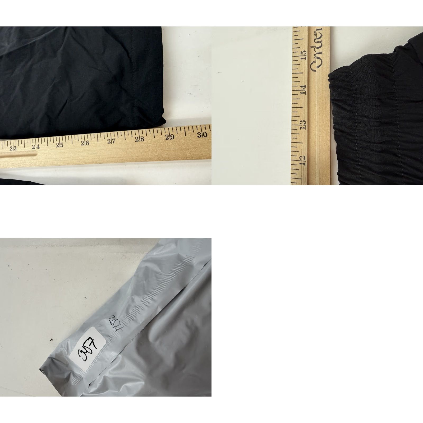Vintage HSTL MADE Flex Cargo Pants Mens Large Black Elastic Waist Drawstring Pockets Cargo Casual Size US 33 - 8 Thumbnail