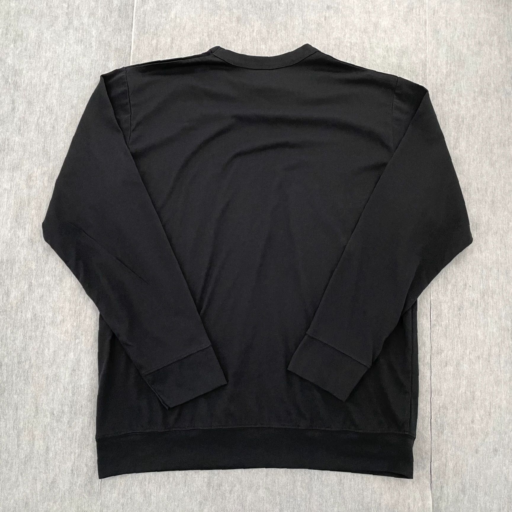 Vintage Lapasa Shirt Adult Medium Black Long Sleeve Pullover Crew Neck Sweater Mens M Size US M / EU 48-50 / 2 - 2 Thumbnail