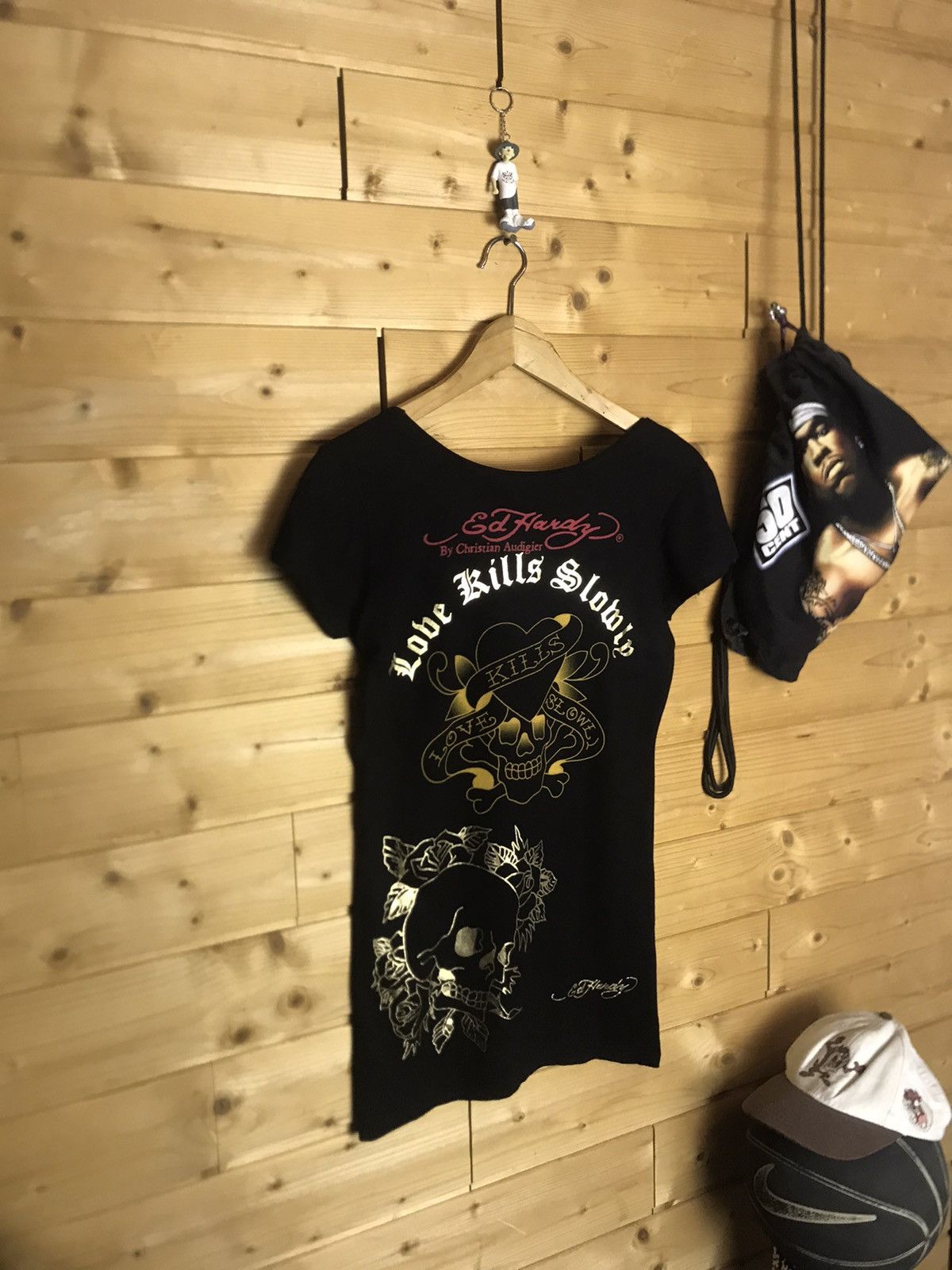 Ed Hardy Ed Hardy graphics stretch shirt Size L / US 10 / IT 46 - 10 Thumbnail