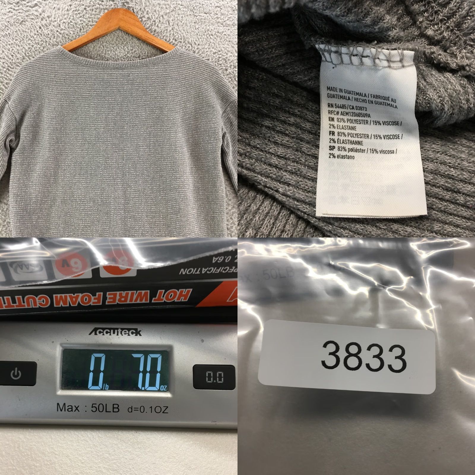 American Eagle Outfitters American Eagle Outfitters Sweater Womens S Grey Knitted Pullover Top Size S / US 4 / IT 40 - 8 Thumbnail