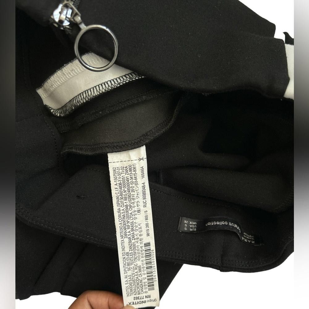 Zara Zara high waist black legging Size 28" / US 6 / IT 42 - 9 Thumbnail