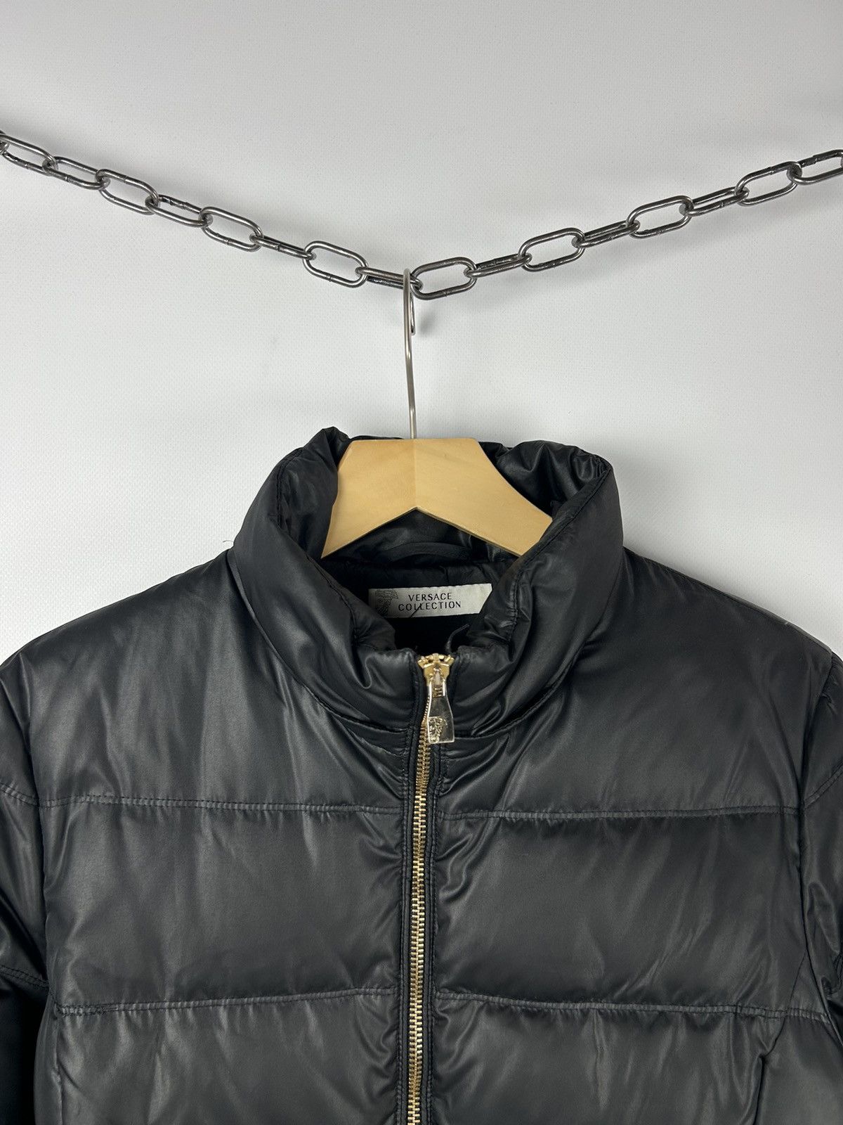 Versace Versace Collection Goose Down Jacket Black Puffer Wmns Sz 44 Size M / US 6-8 / IT 42-44 - 2 Thumbnail