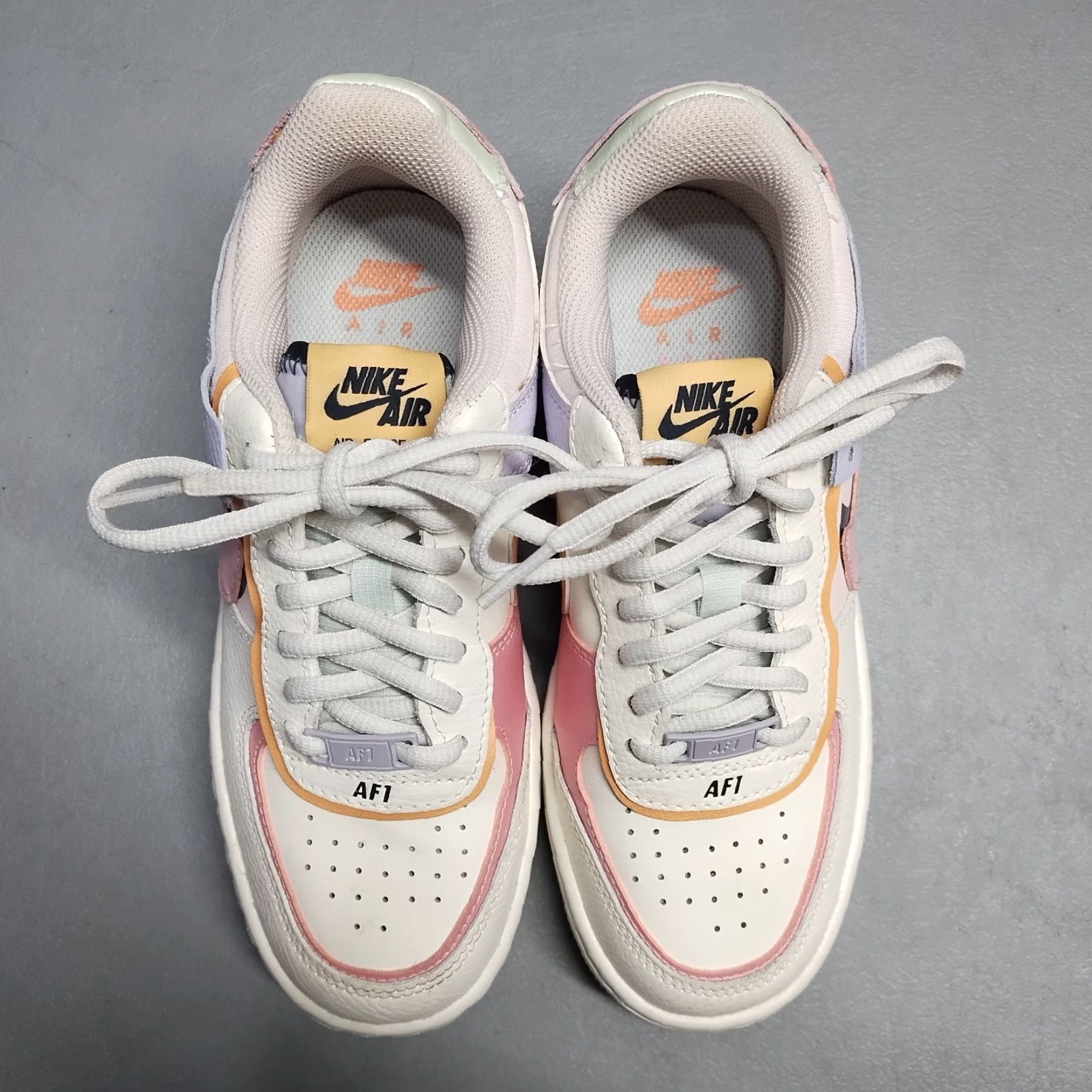 Nike Nike Air Force 1 Low Shadow Platform Sneakers Womens Size 6 Multicolor Lace Up CI0919-111 Size US 6 / IT 36 - 6 Thumbnail