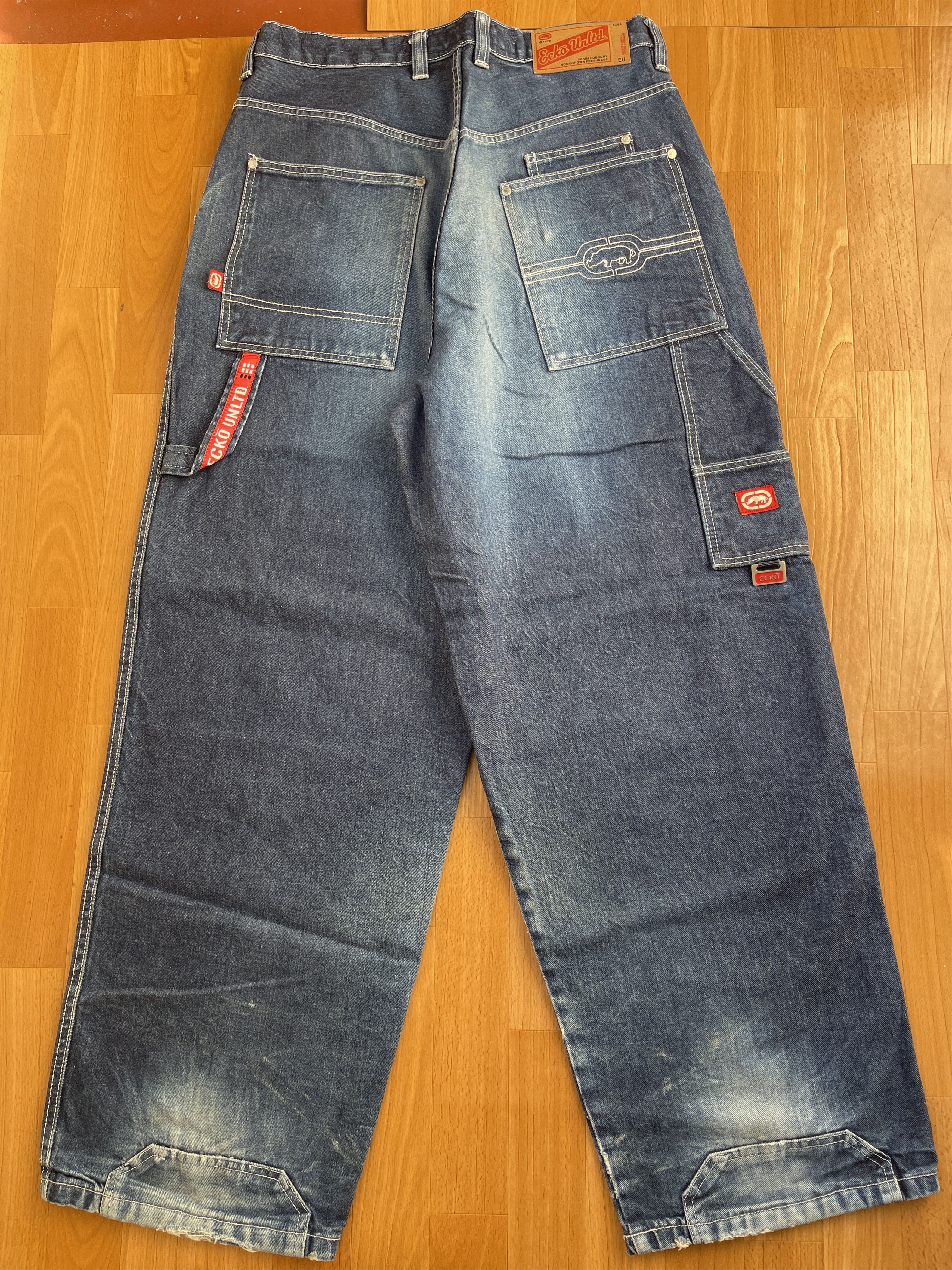 Ecko Unltd. Ecko Unltd jeans, baggy, vintage 90s hip hop skater Y2K W 34 Size US 34 / EU 50 - 1 Thumbnail