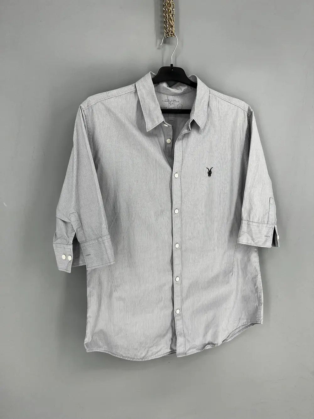 Allsaints Allsaints Shirts Button Up Streetwear Y2k Style Size L Size US L / EU 52-54 / 3 - 2 Thumbnail