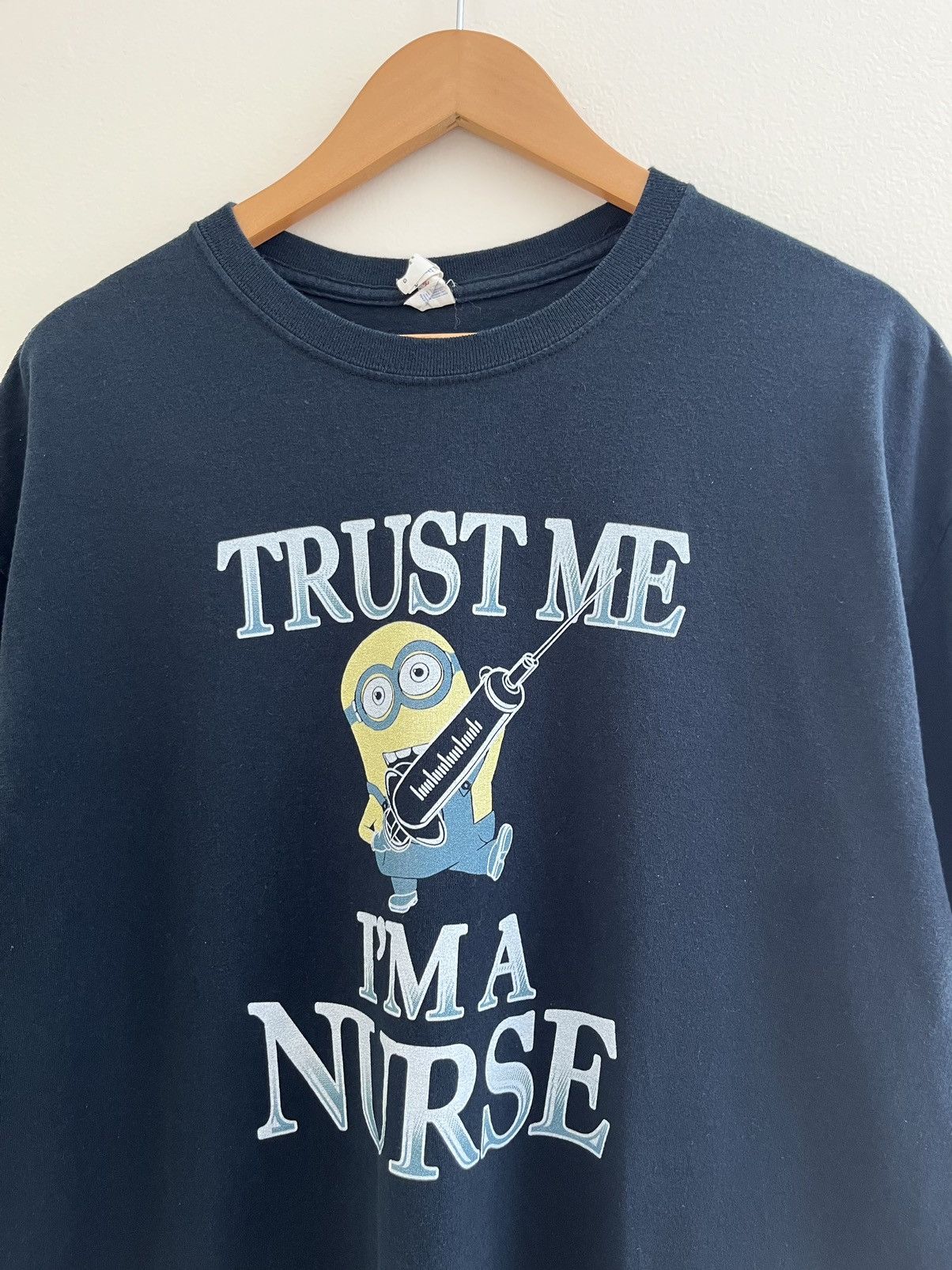 Cartoon Network Vintage Y2K Minions ”I’m A Nurse” Humor T-Shirt Size US XL / EU 56 / 4 - 2 Thumbnail