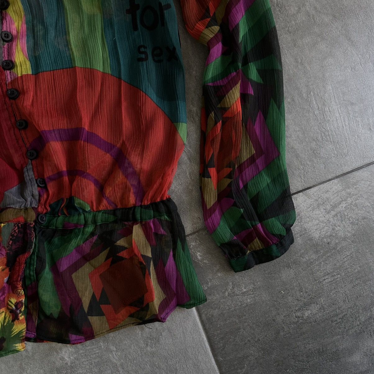 Desigual Vintage Japanese Style Desigual Shirt Button Up Y2K Size US S / EU 44-46 / 1 - 4 Thumbnail
