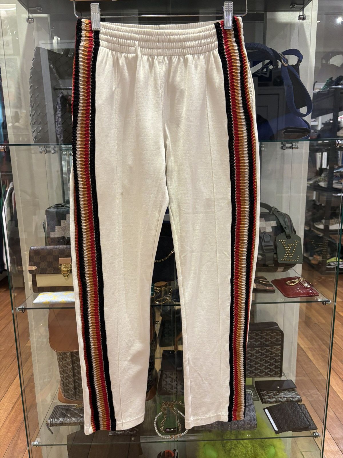 Wales Bonner Crochet Stripe Pants