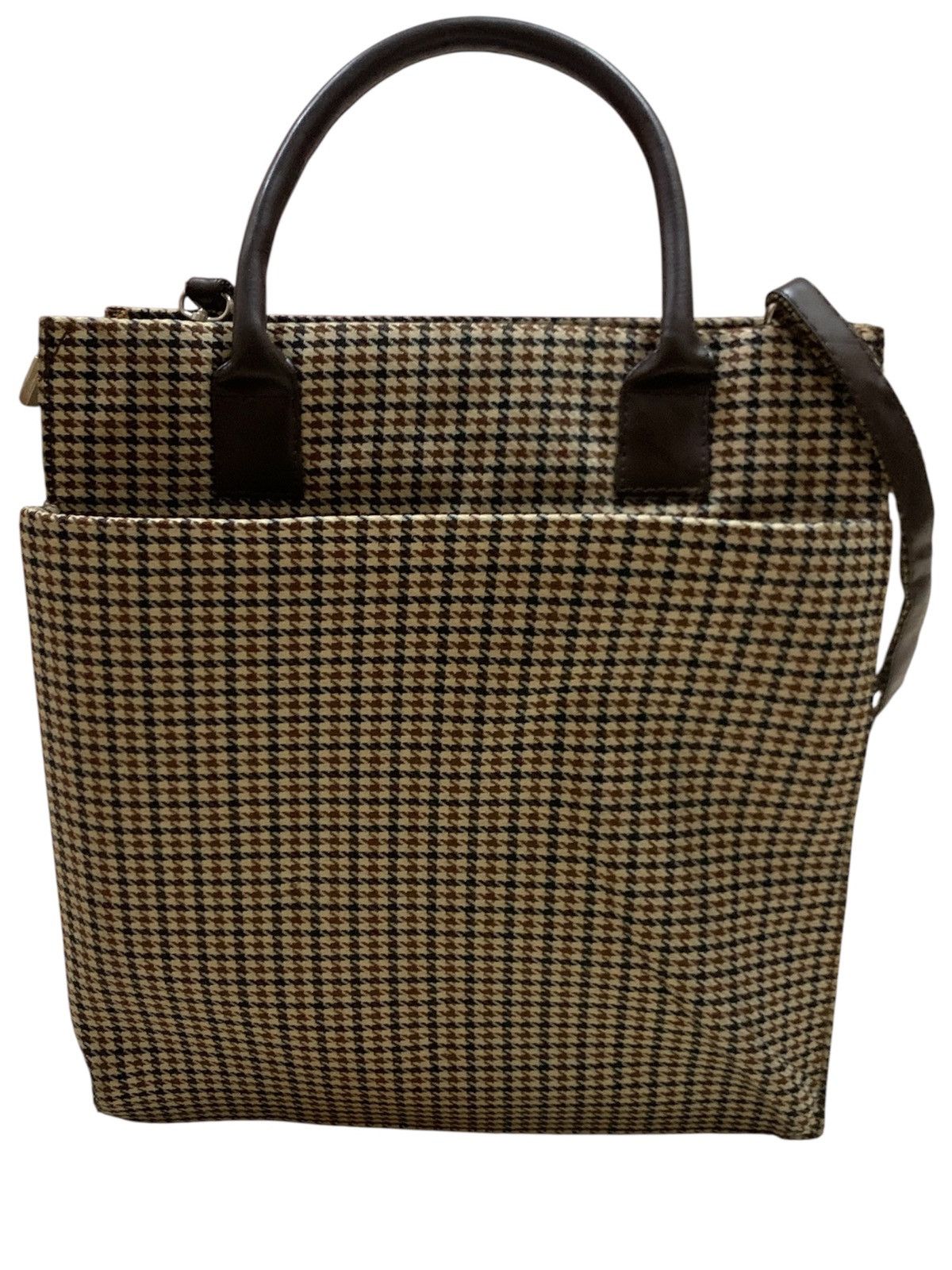Salvatore Ferragamo Salvatore Ferragamo houndstooth tote bag 2 way Size ONE SIZE - 2 Thumbnail