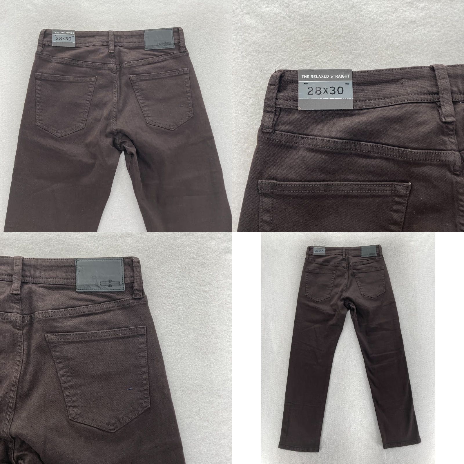Vintage Liverpool Jeans Relaxed Straight 5 Pocket Pants Mens 28x30 Brown Stretch Casual NWT Size US 28 / EU 44 - 9 Thumbnail