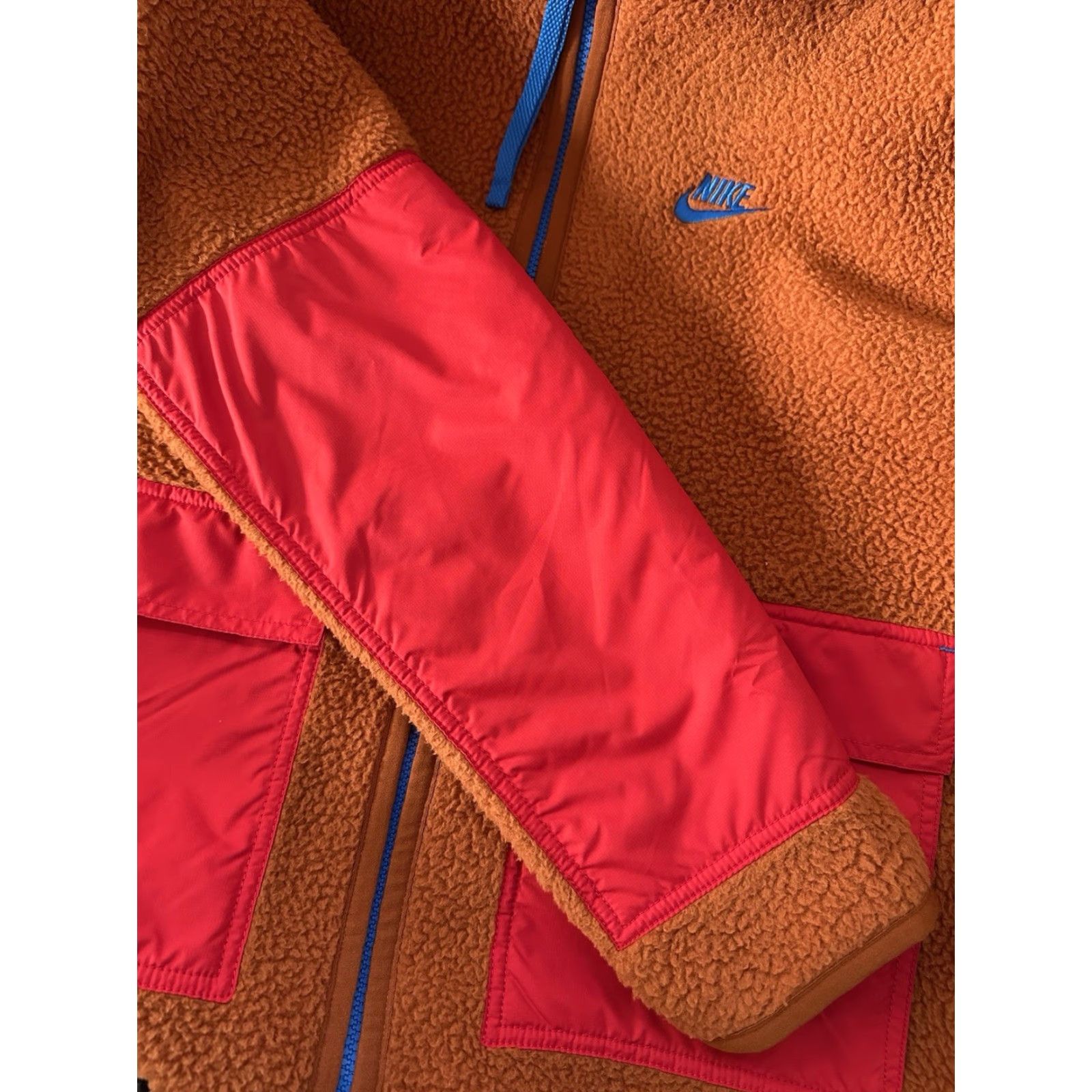 Nike Nike sherpa fleece full zip jacket mens size Small holiday 2021 EUC Size US S / EU 44-46 / 1 - 5 Thumbnail