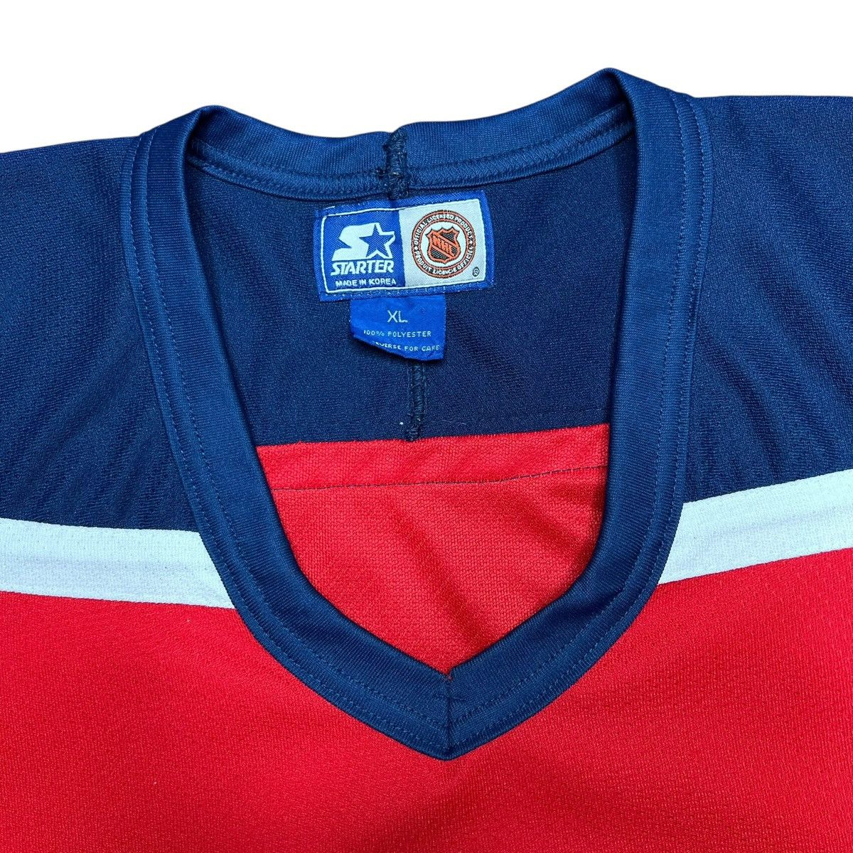 Starter Vintage 90s NHL Florida Panthers Starter Logo Hockey Jersey Size US XL / EU 56 / 4 - 2 Thumbnail