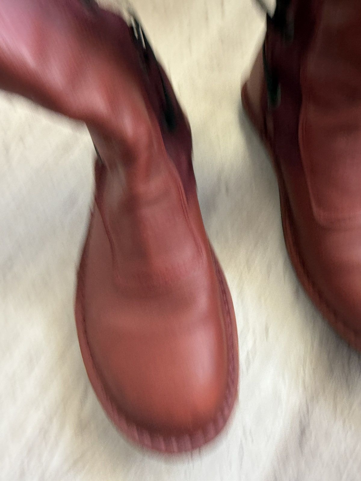 Kickers Kickers Red Leather Avant-Garde Back Lace Boots EU 38 Size US 7.5 / IT 37.5 - 18 Thumbnail