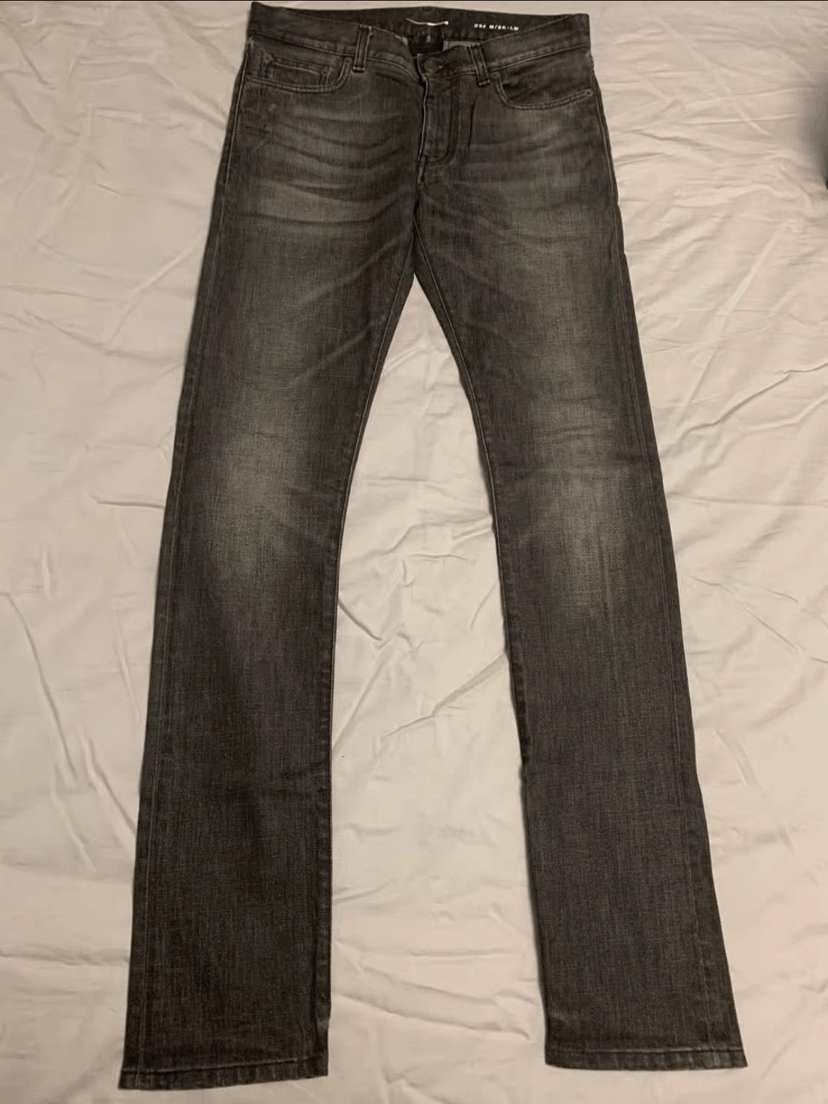 Saint Laurent Paris Saint Laurent Paris 13SS Distressed Vintage Wash Denim Size US 30 / EU 46 - 1 Thumbnail