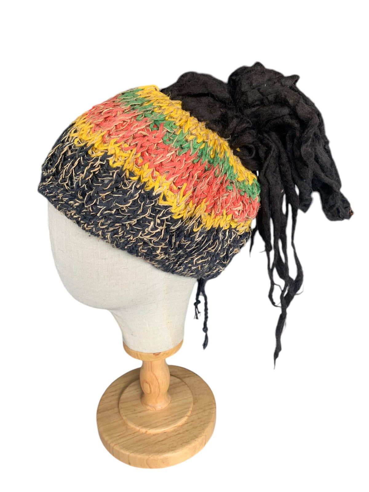 Kapital RARE HIPPIES STYLE 🌈 Amina Rasta Crochet knit Beanie Hats Size ONE SIZE - 9 Thumbnail