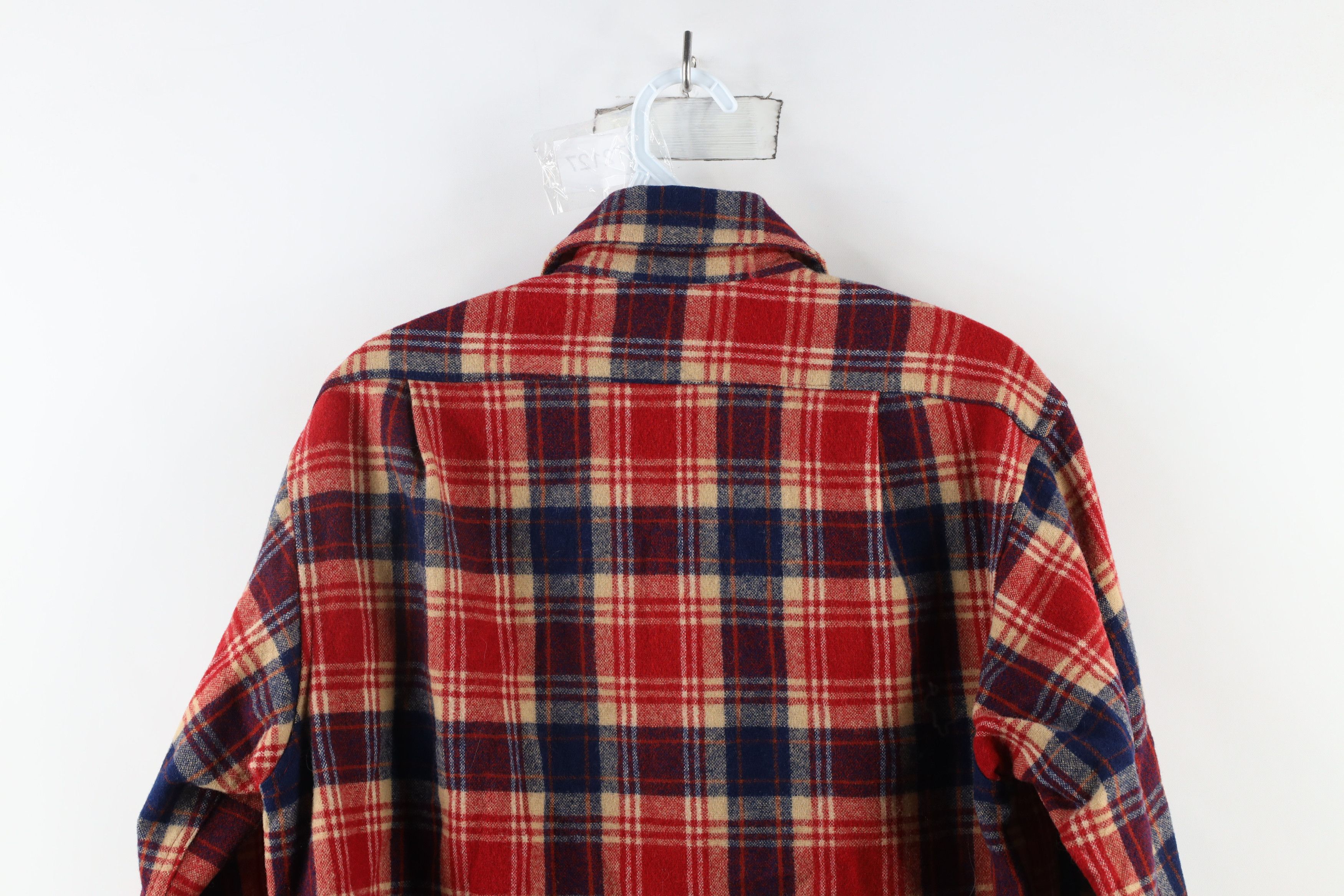 Pendleton × Vintage Vintage 60s 70s Pendleton Collar Wool Board Button Shirt USA Size US M / EU 48-50 / 2 - 9 Thumbnail