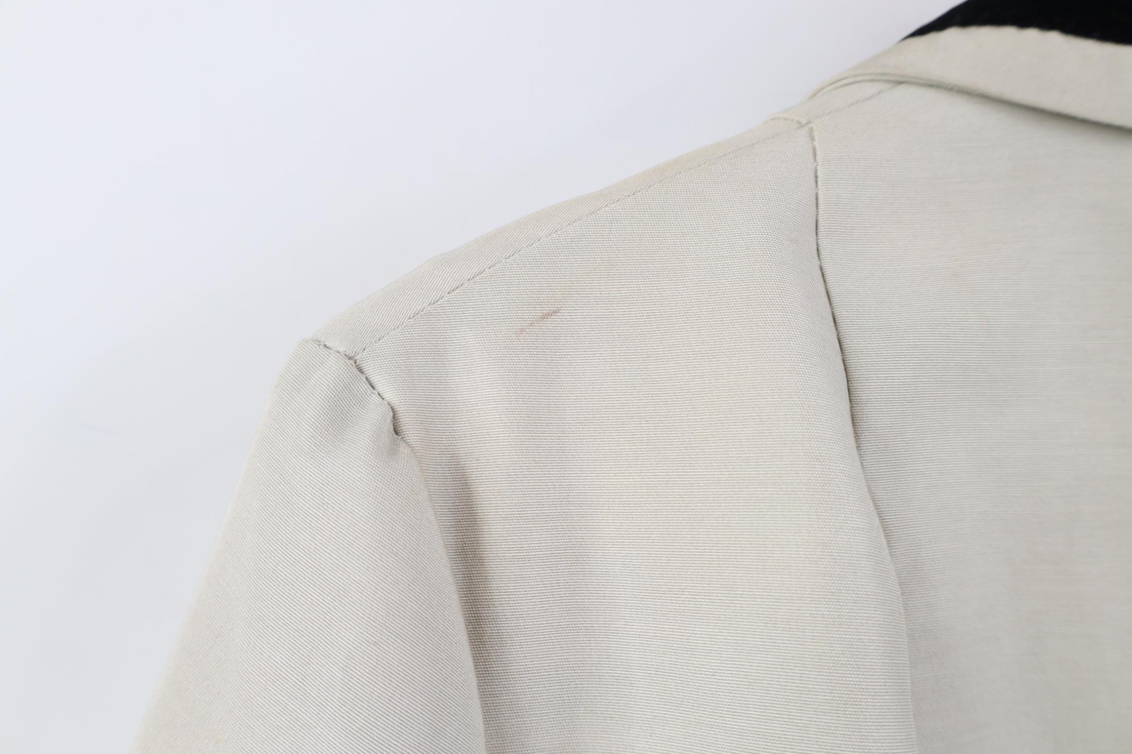 Vintage Vintage 50s Rayon Gabardine Trench Coat Rain Jacket USA Size XL / US 12-14 / IT 48-50 - 13 Thumbnail