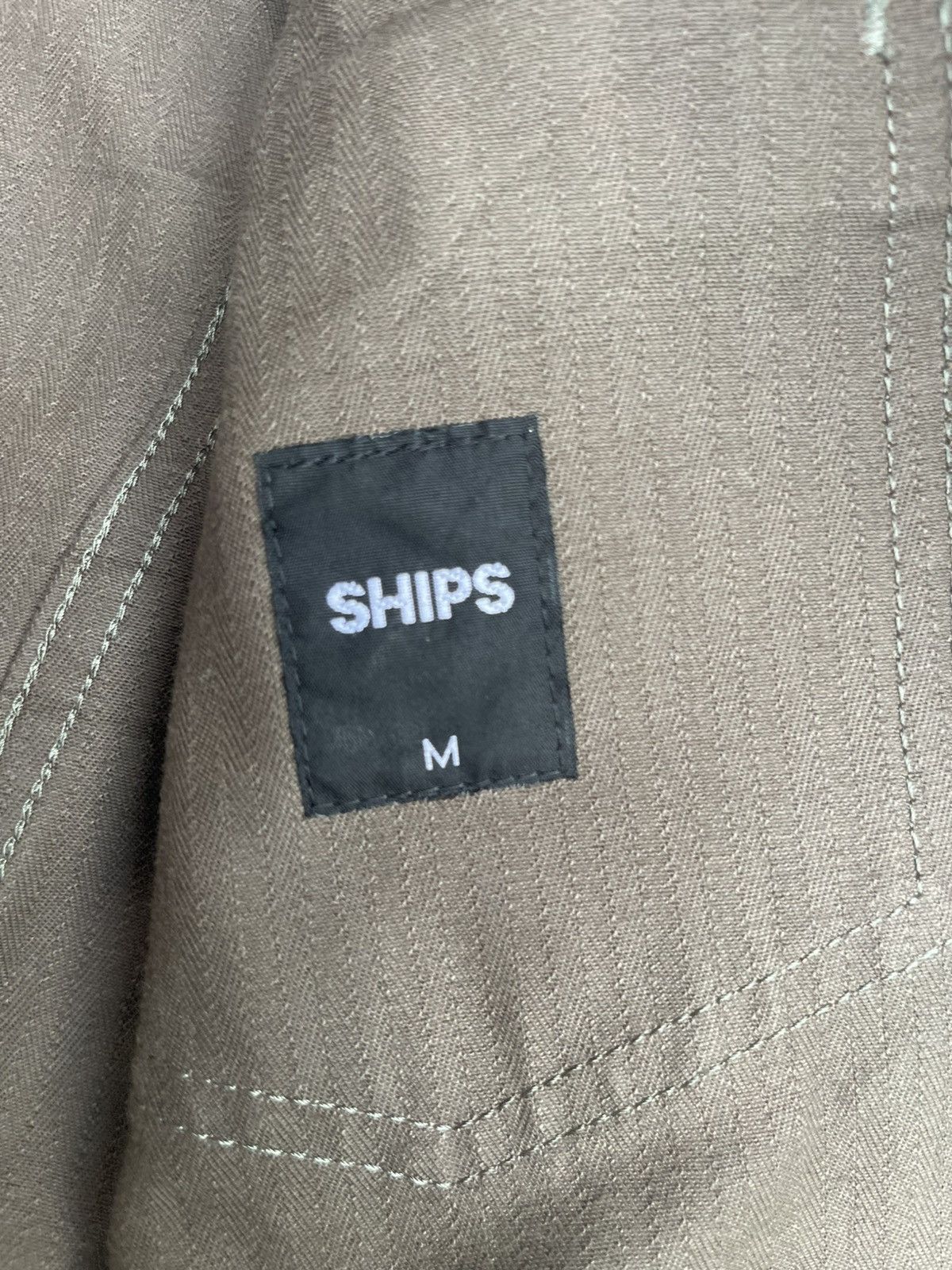 SHIPS SHIPS Japan Brown Jacket - Herringbone Twill Utility Pocket Size US M / EU 48-50 / 2 - 3 Thumbnail