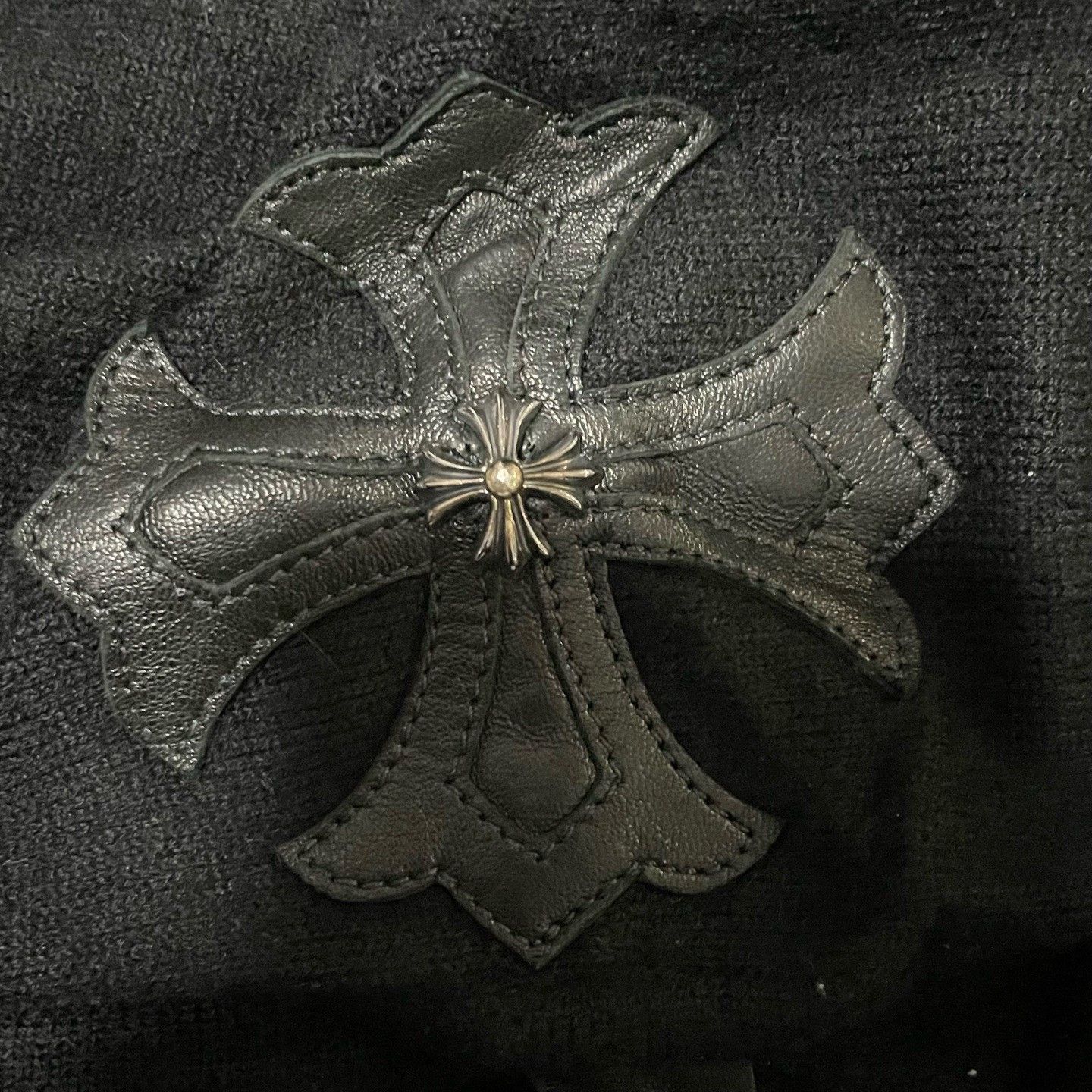 Chrome Hearts Chrome Hearts Black Zip Hoodie Silver Buckle Size US S / EU 44-46 / 1 - 4 Thumbnail