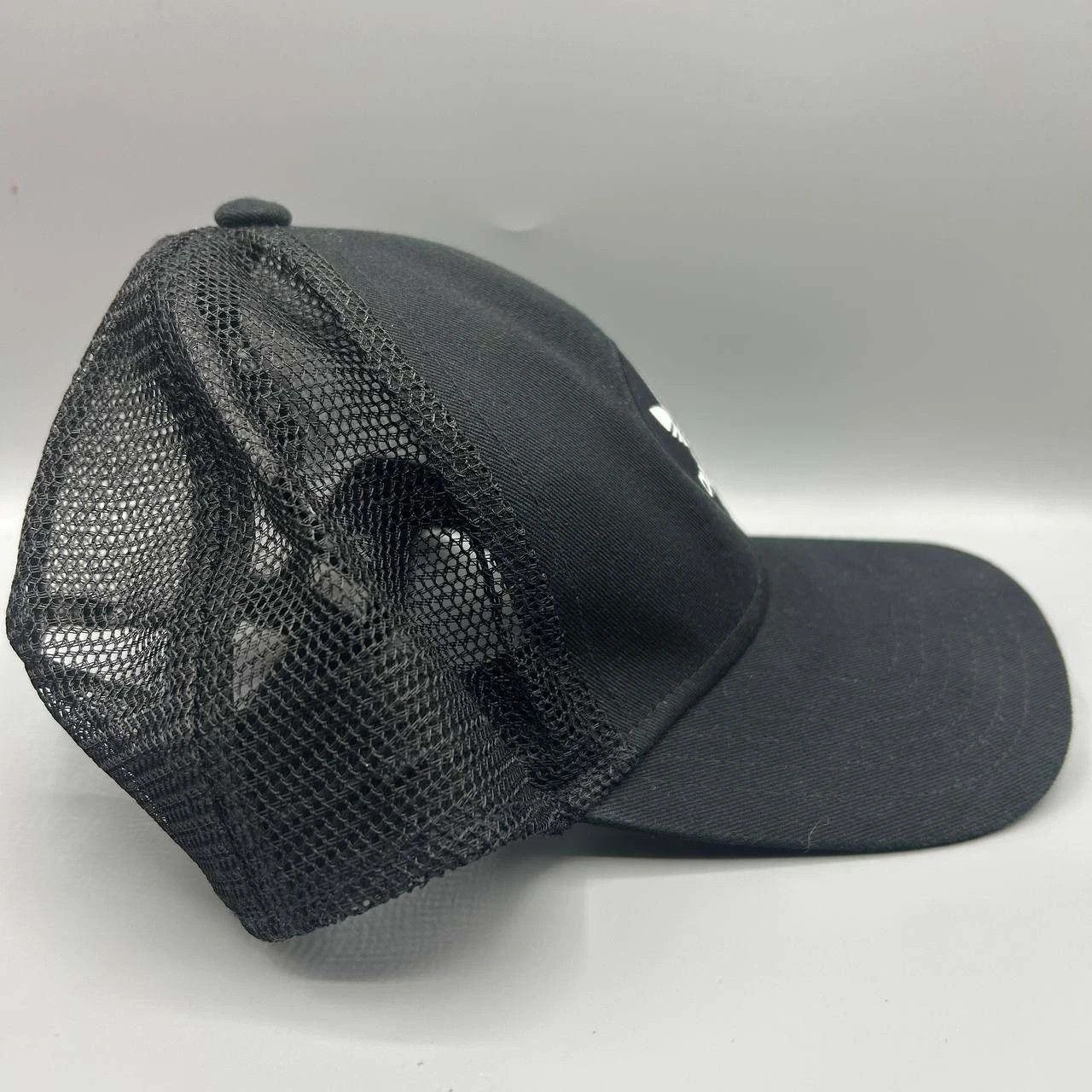 Adidas Adidas Logo Trucker Hat Men Black Snap Back Cap Size ONE SIZE - 2 Thumbnail