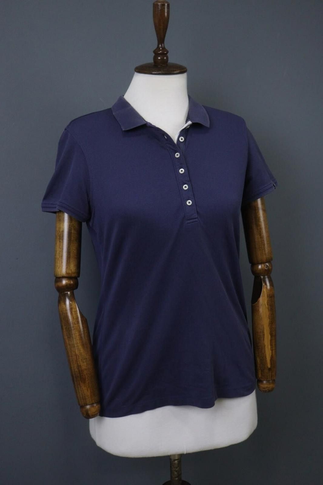 KJUS KJUS Blue Collared Button Front Popover Polo Shirt Size M Size M / US 6-8 / IT 42-44 - 6 Thumbnail
