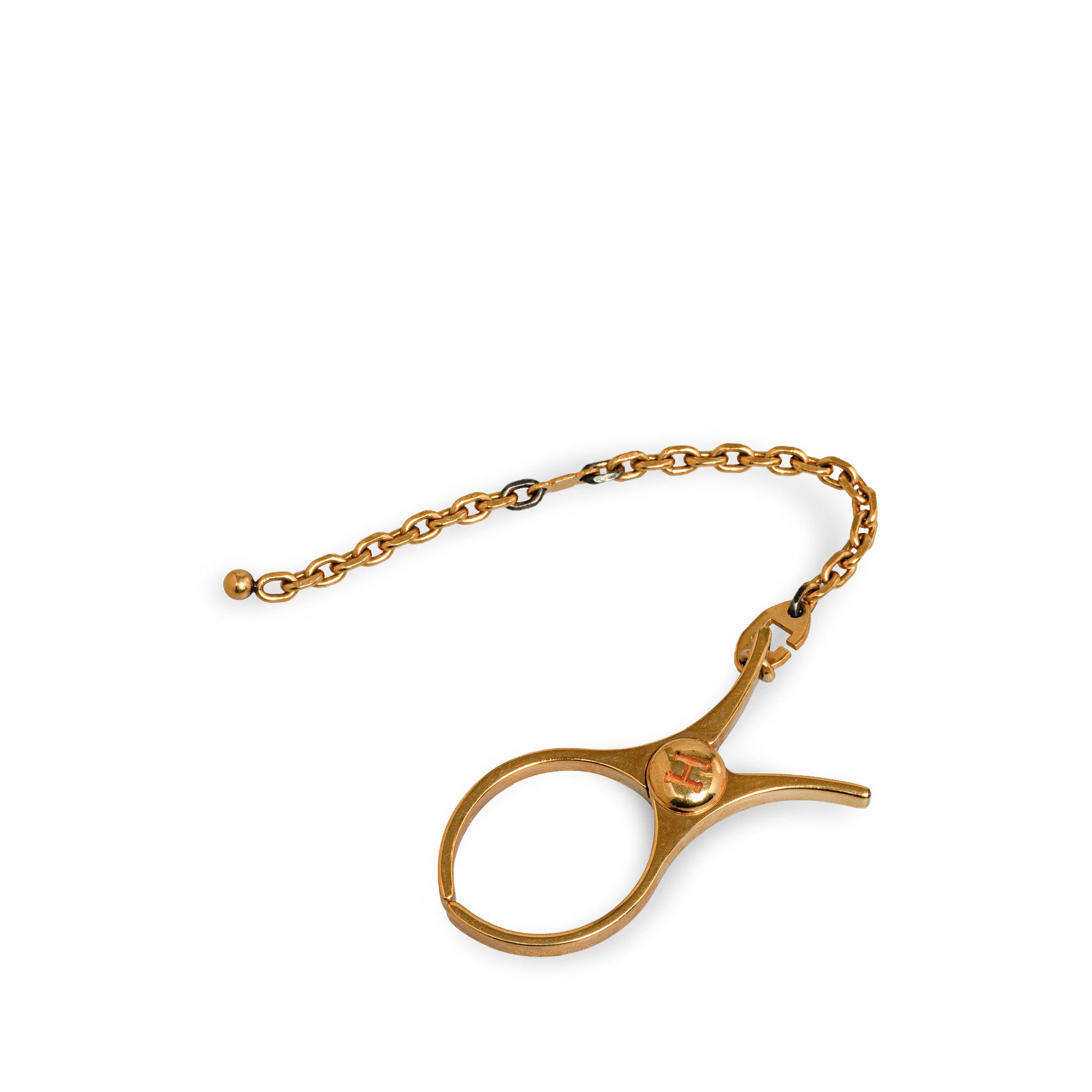 image of Hermes Filou Glove Holder in Gold, Women's