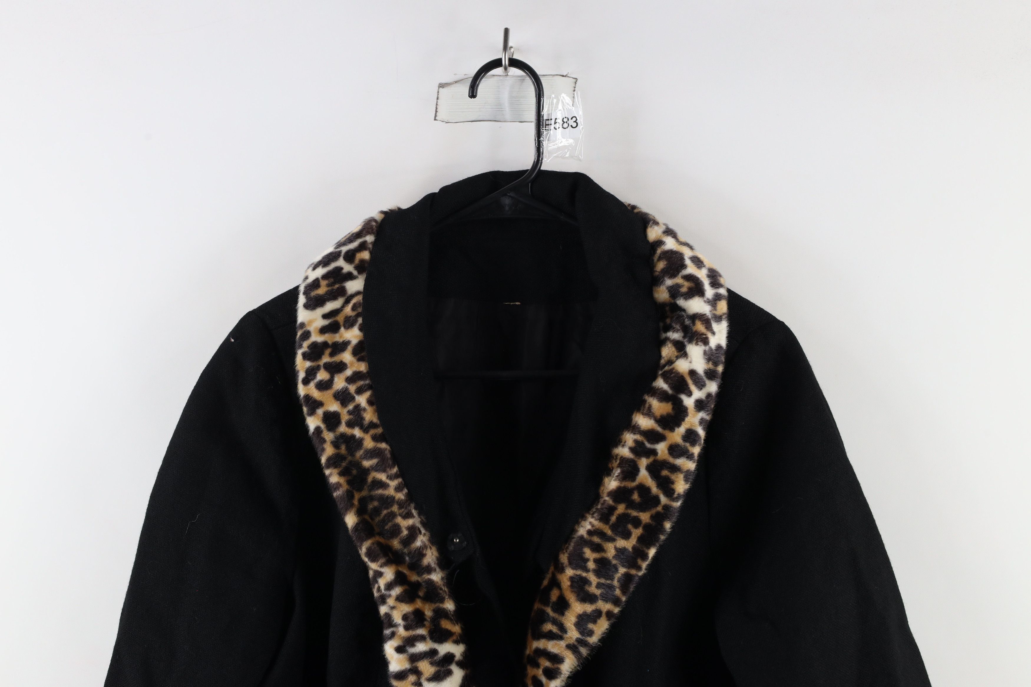 Vintage Vintage 50s Rockabilly Cheetah Trim Blazer Jacket USA Size M / US 6-8 / IT 42-44 - 2 Thumbnail