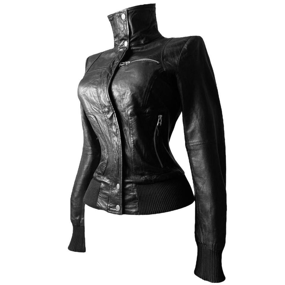 Vintage Archive distressed biker Avant Garde jacket 90s 00s Size S / US 4 / IT 40 - 3 Thumbnail